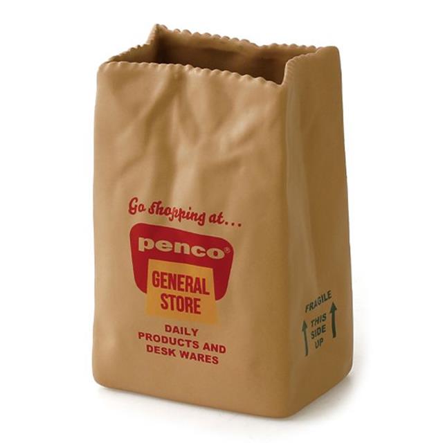 Penco-Hightide Penco Brown Bag Pen Stand Seramik Kalemlik-Organizer-3-milagron.live