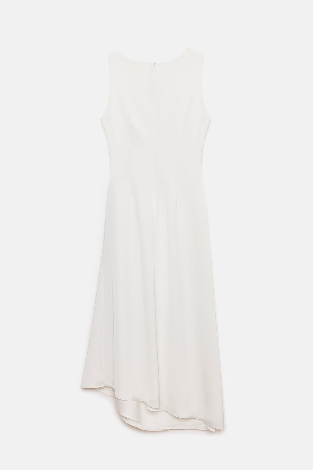 Peploum-Amor Draped Sateen Dress-Elbise-7-milagron.live