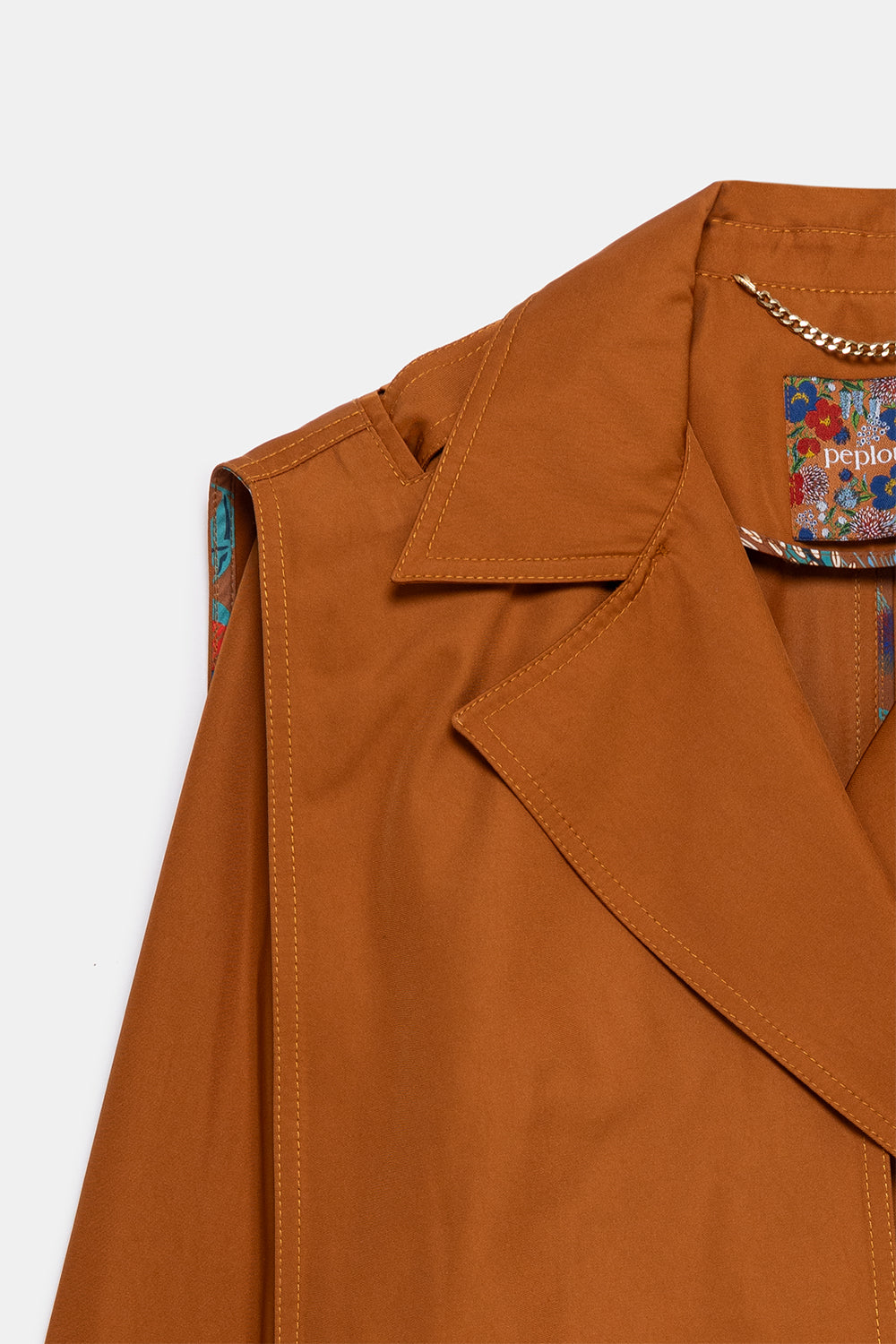 Peploum-Beatrice Asymmetric Piece Trenchcoat-Trençkot-7-milagron.live
