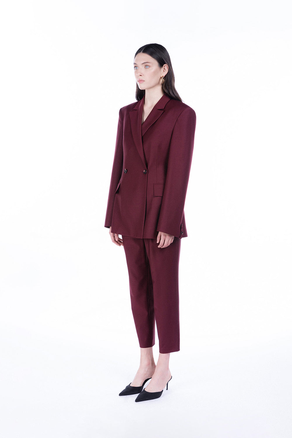 Peploum-Marvin Double Breasted Jacket-Ceket-2-milagron.live