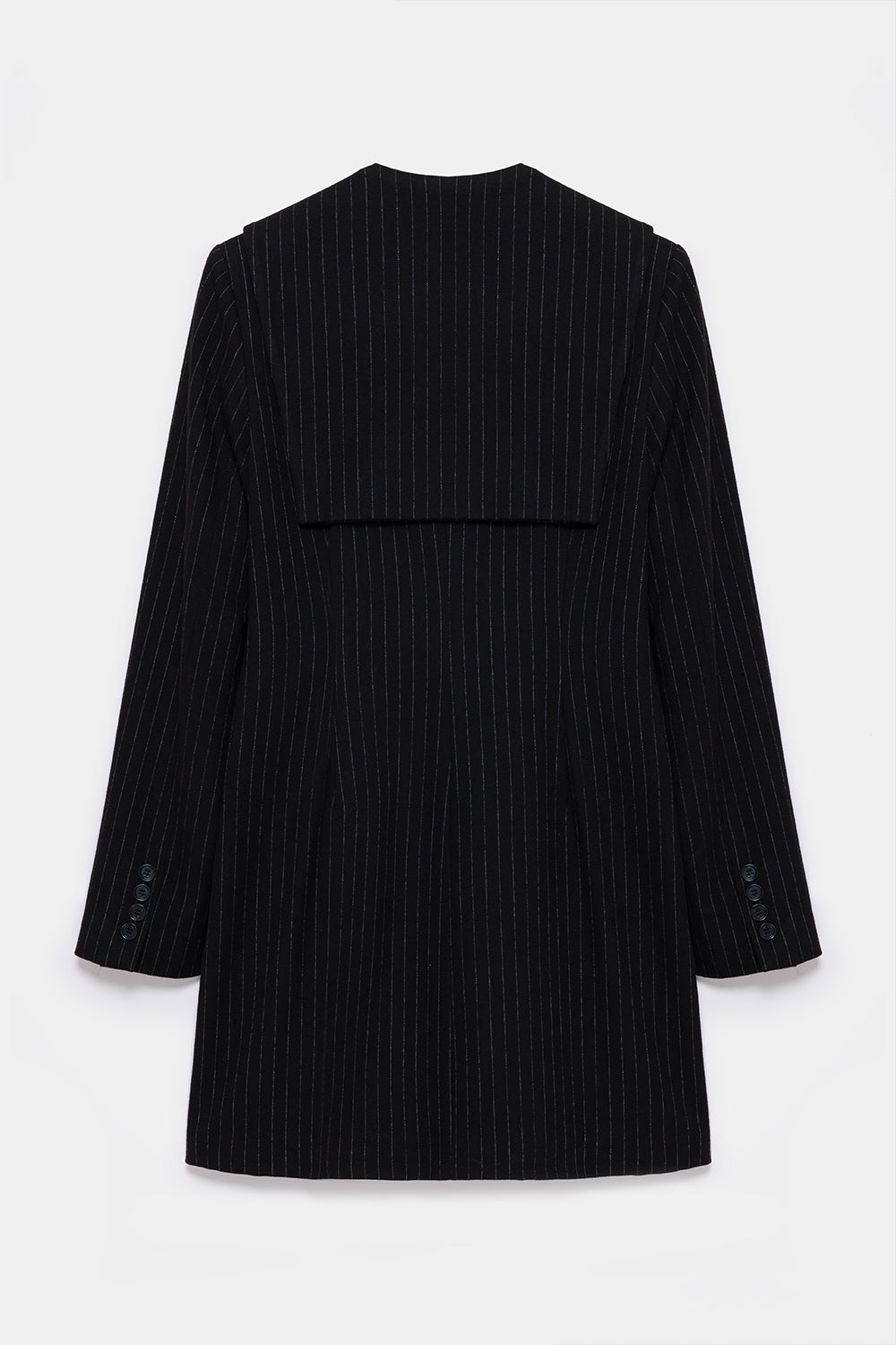 Peploum-Mary Lacy Pinstripe Jacket-Ceket-6-milagron.live