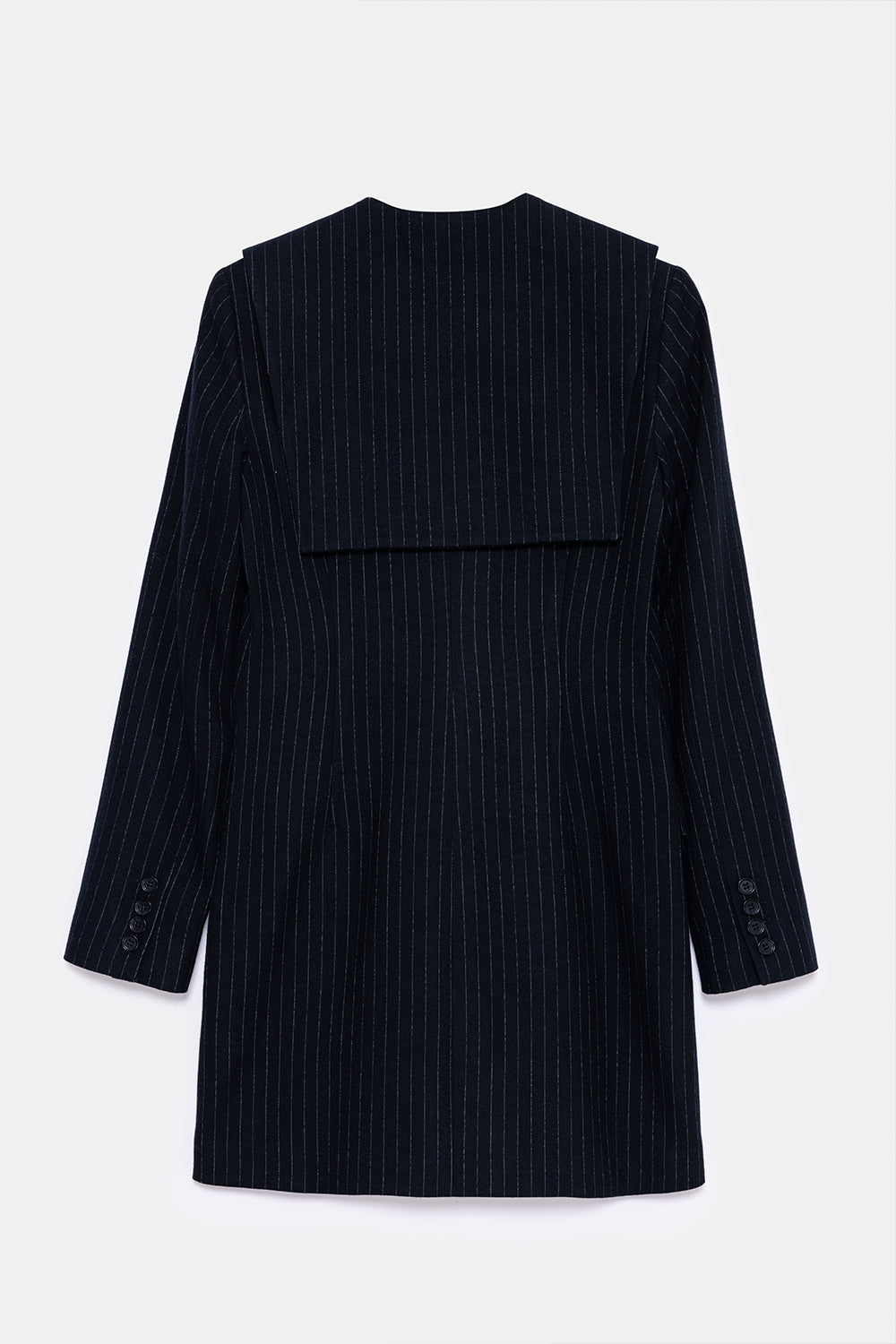 Peploum-Mary Lacy Pinstripe Jacket-Ceket-6-milagron.live