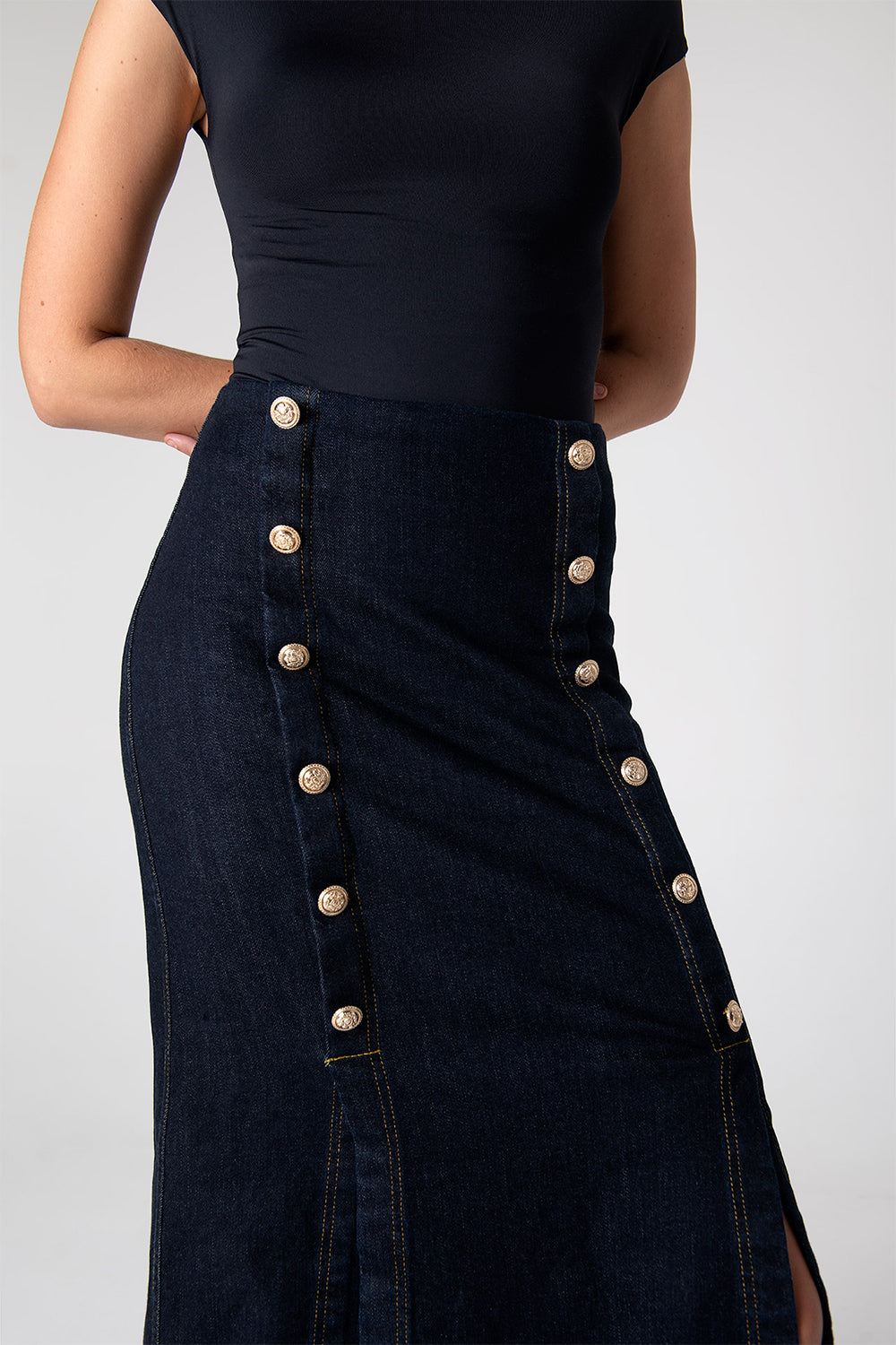 Peploum-Nadia Long Skirt In Cotton-Etek-2-milagron.live