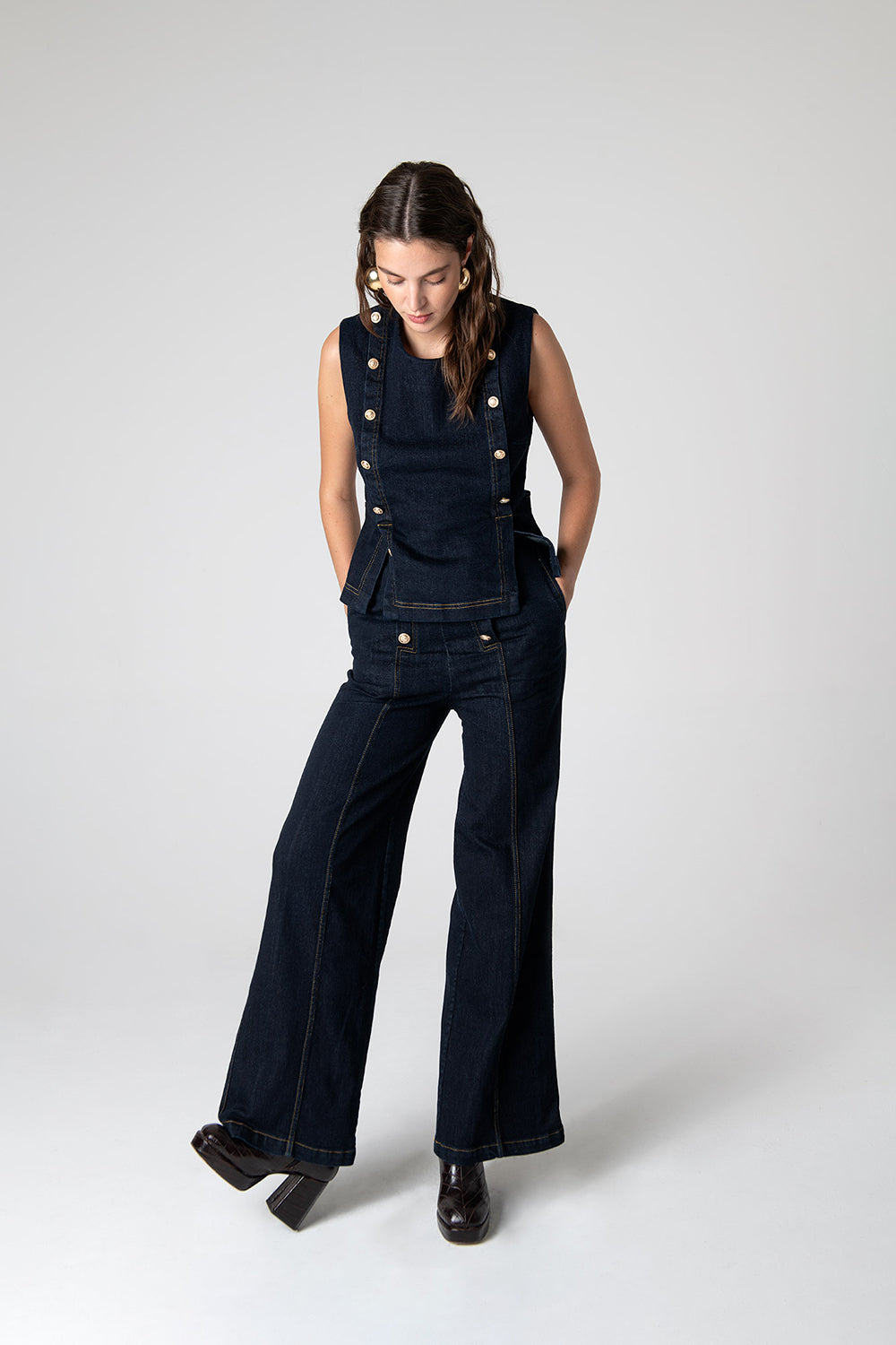 Peploum-Nadia Pants In Cotton-Pantolon-1-milagron.live