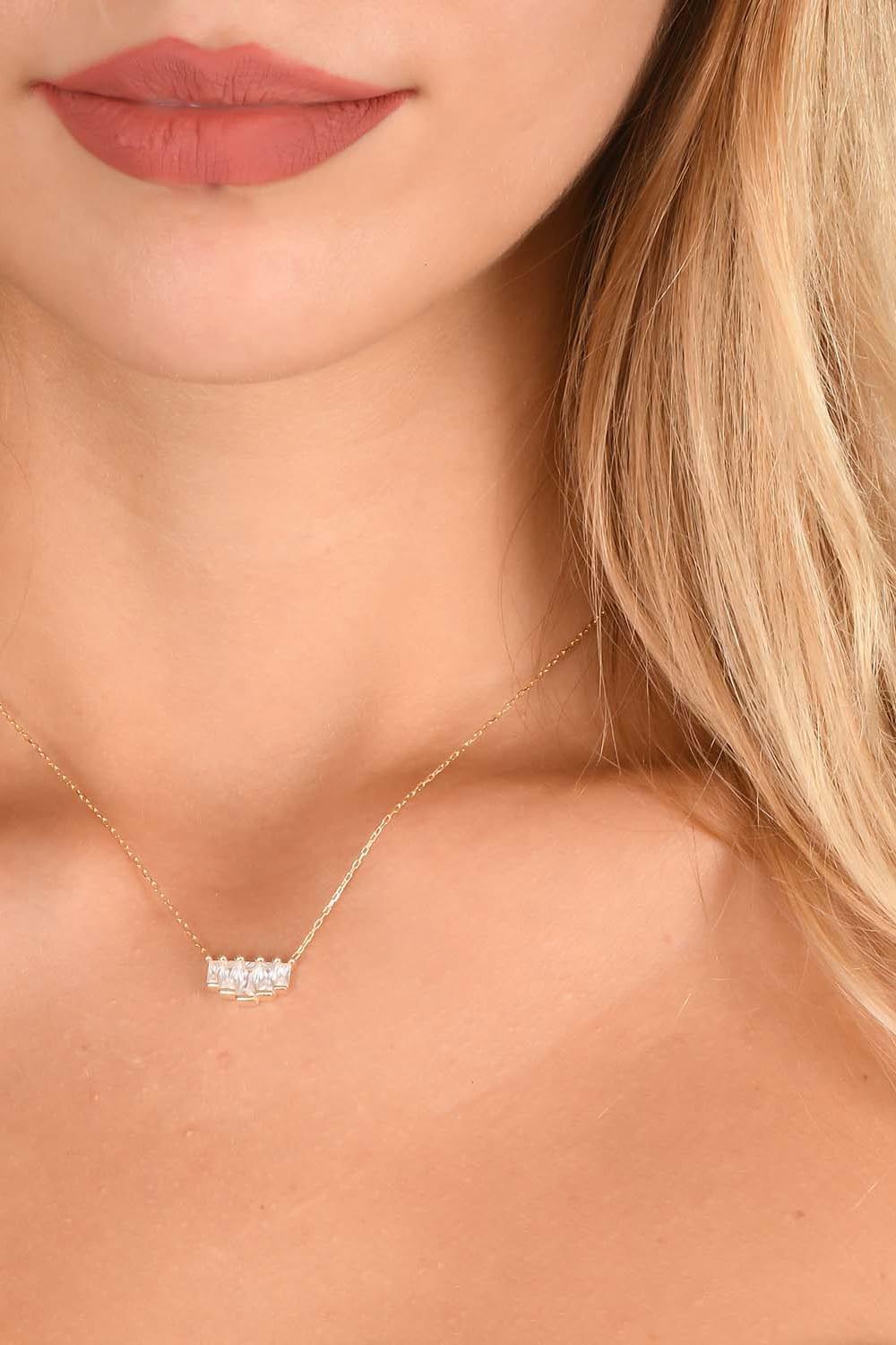 Pia&Co-Gemma Baget Taşlı Kolye-Kolye-1-milagron.live