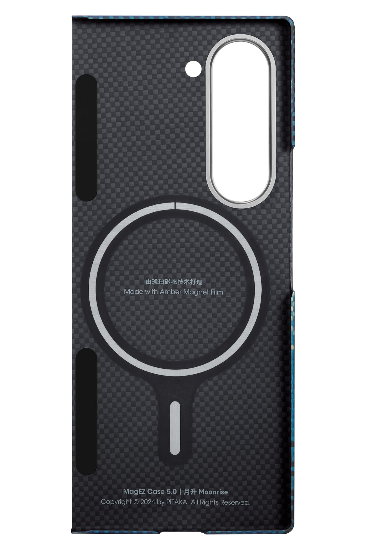 Classic Ultra Slim Galaxy Z Fold 6 Magsafe Uyumlu Aramid Fiber Kılıf Siyah