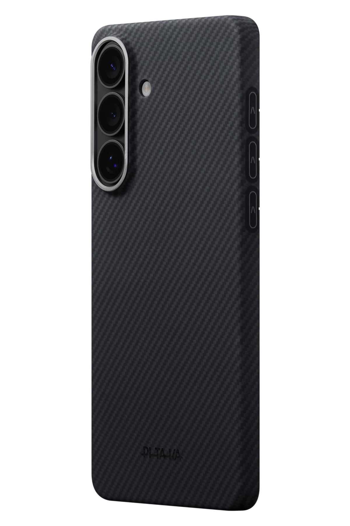 Galaxy S26 Edge Black Grey Twill Aaron Kılıf