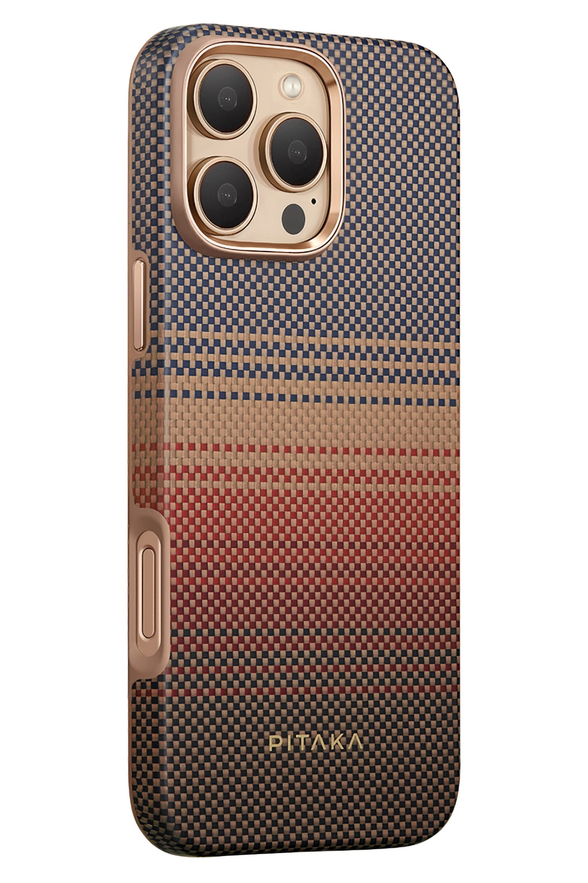 Military-Grade Iphone 16 Pro Max Magsafe Uyumlu Aramid Fiber Kılıf Sunset