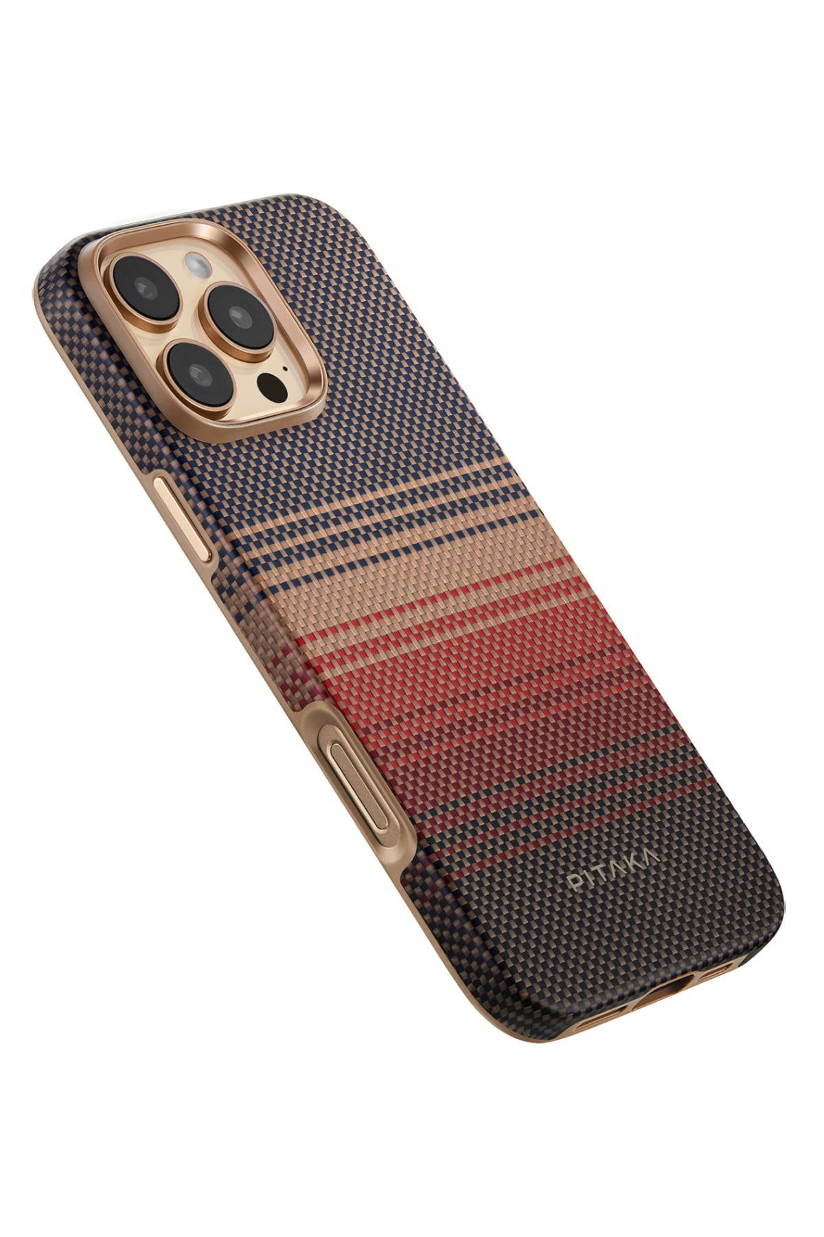 Military-Grade Iphone 16 Pro Max Magsafe Uyumlu Aramid Fiber Kılıf Sunset