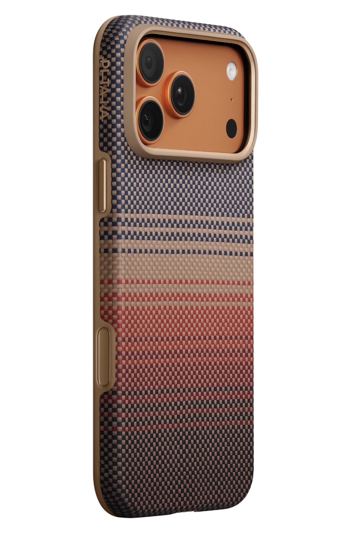 Military-Grade Iphone 17 Pro Magsafe Uyumlu Aramid Fiber Kılıf Sunset