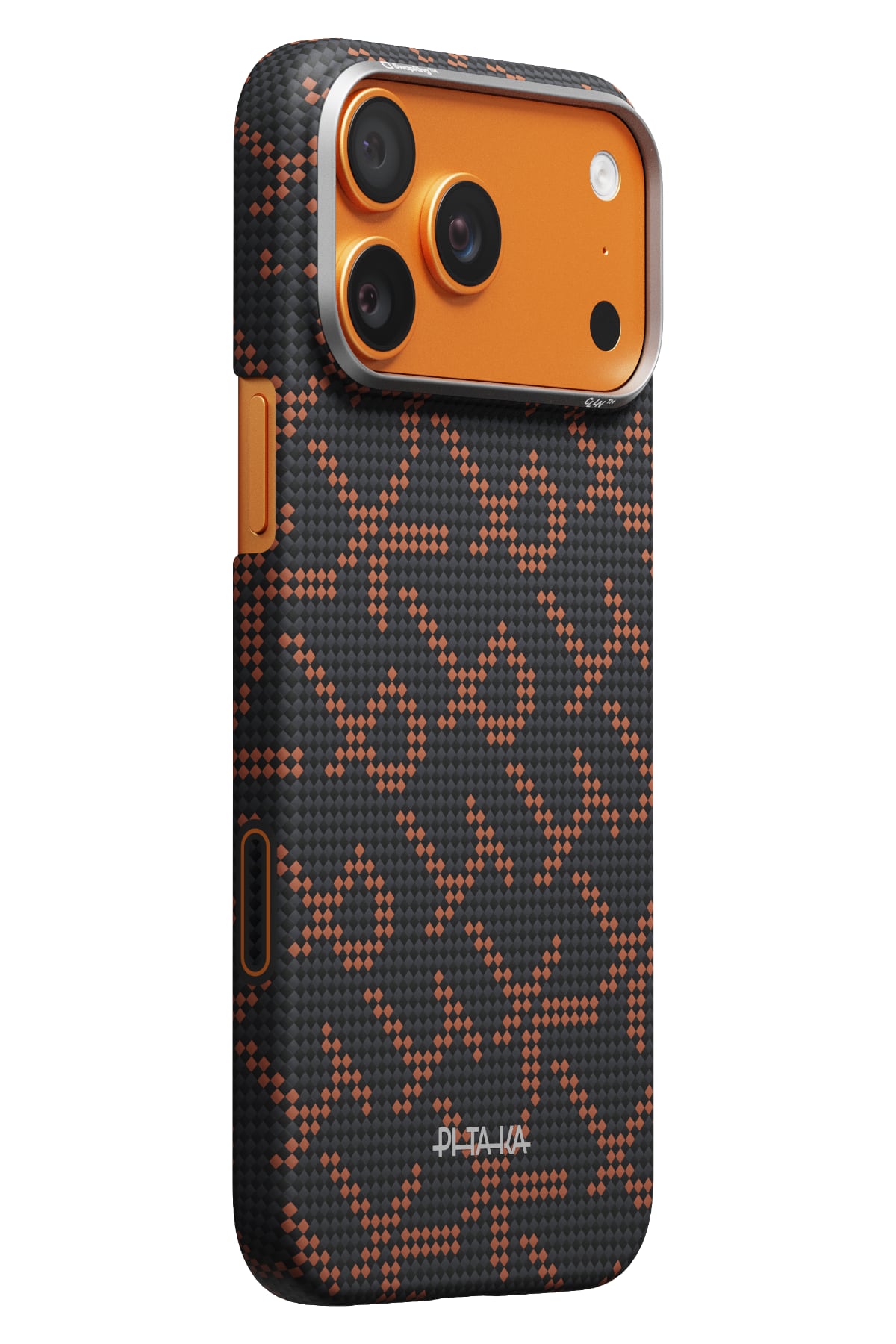 Ptk Leaping Magsafe Uyumlu Iphone 17 Pro Kılıf Orange Black