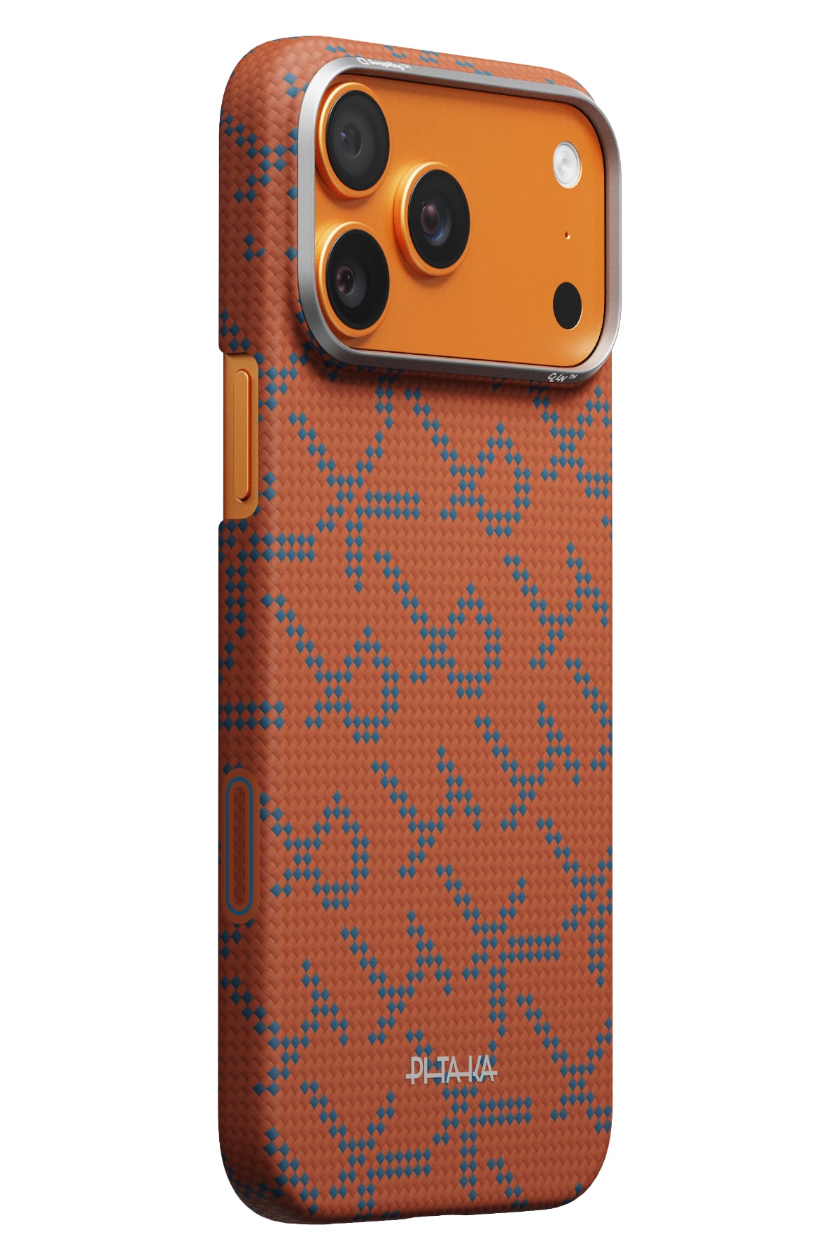 Ptk Leaping Magsafe Uyumlu Iphone 17 Pro Max Kılıf Blue Orange