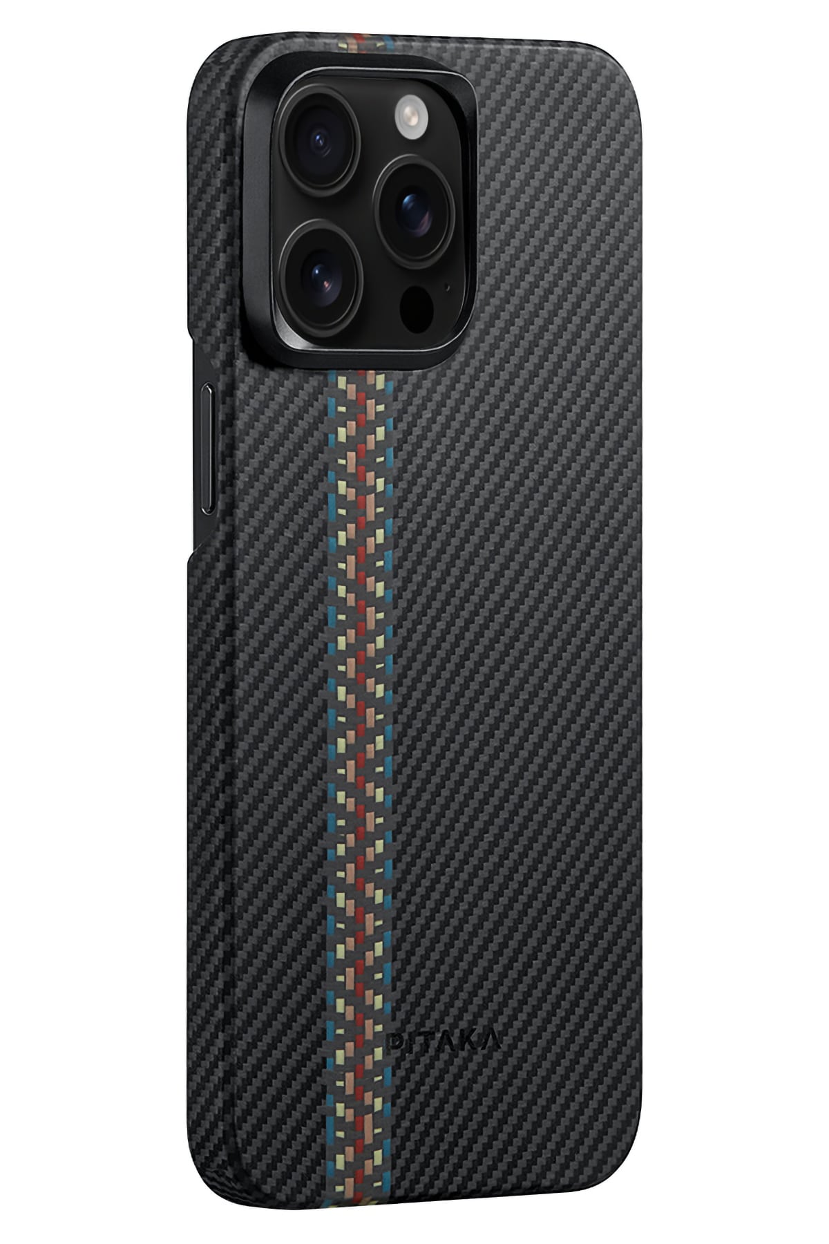Tactile Woven Iphone 15 Pro Max Magsafe Uyumlu 600D Aramid Fiber Kılıf Rhapsody