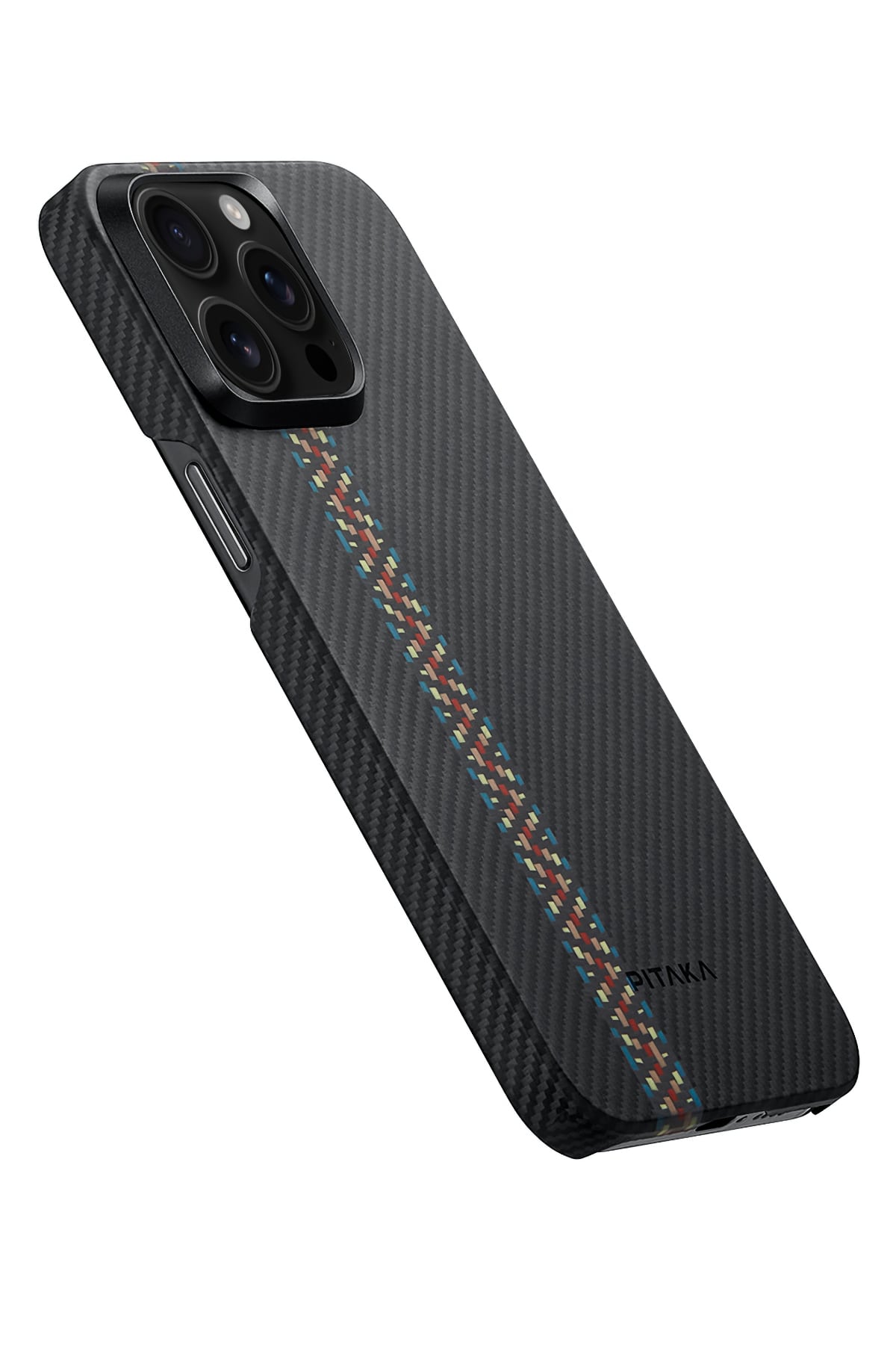 Tactile Woven Iphone 15 Pro Max Magsafe Uyumlu 600D Aramid Fiber Kılıf Rhapsody