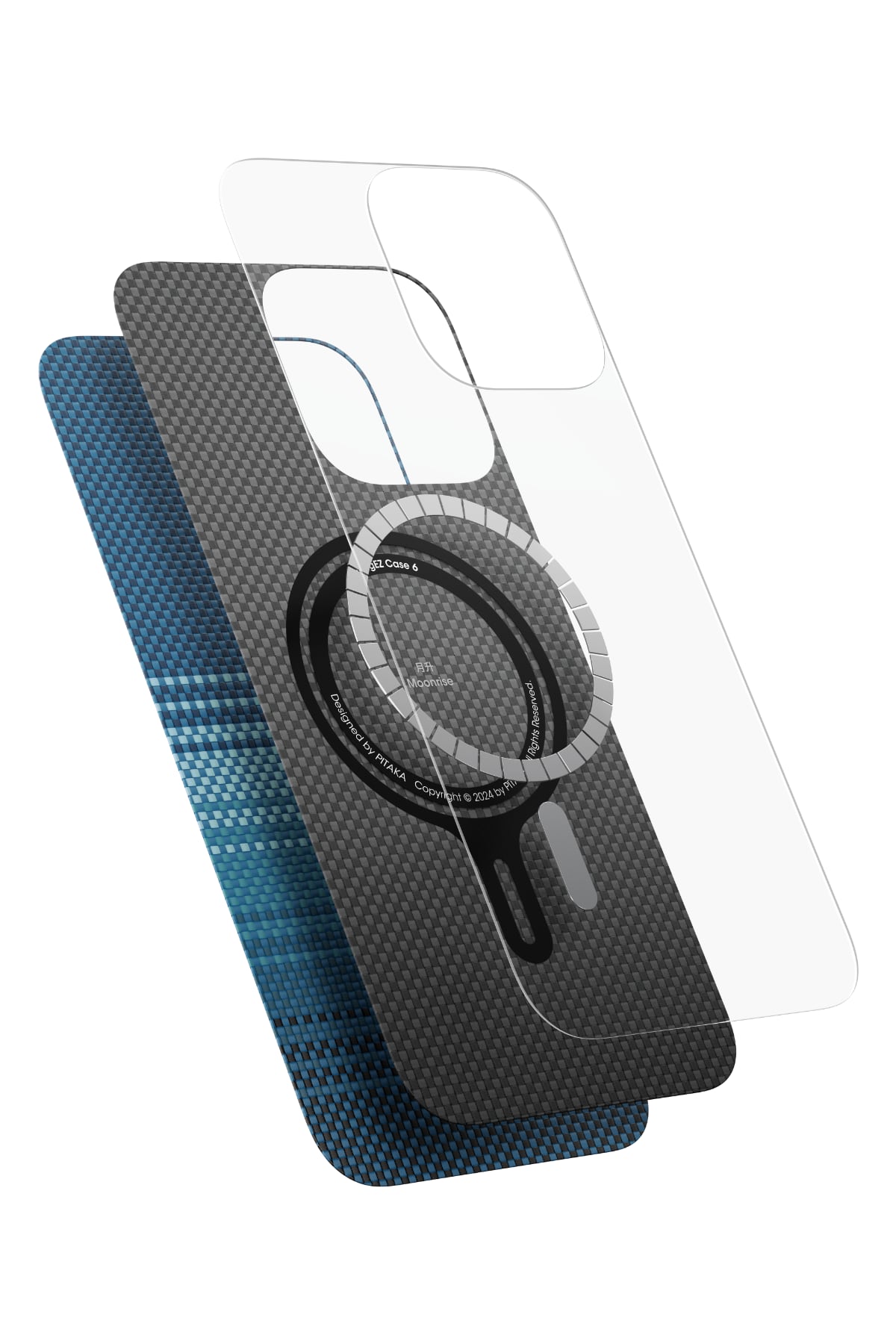 Tactile Woven Iphone 16 Pro Max Magsafe Uyumlu Kılıf Moonrise