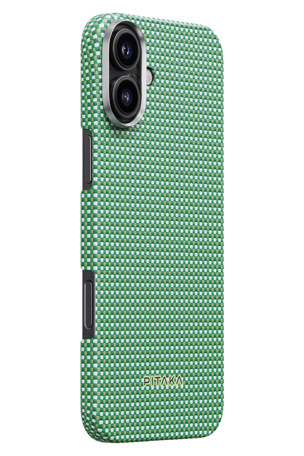 Ultra Slim Iphone 16 Plus Magsafe Uyumlu Aramid Fiber Kılıf Forest Green