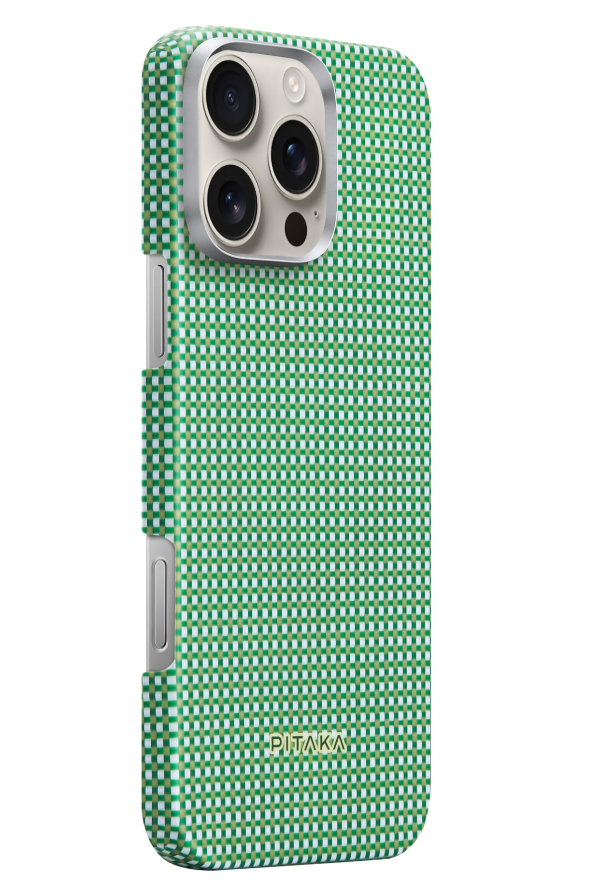 Ultra Slim Iphone 16 Pro Magsafe Uyumlu Aramid Fiber Kılıf Forest Green