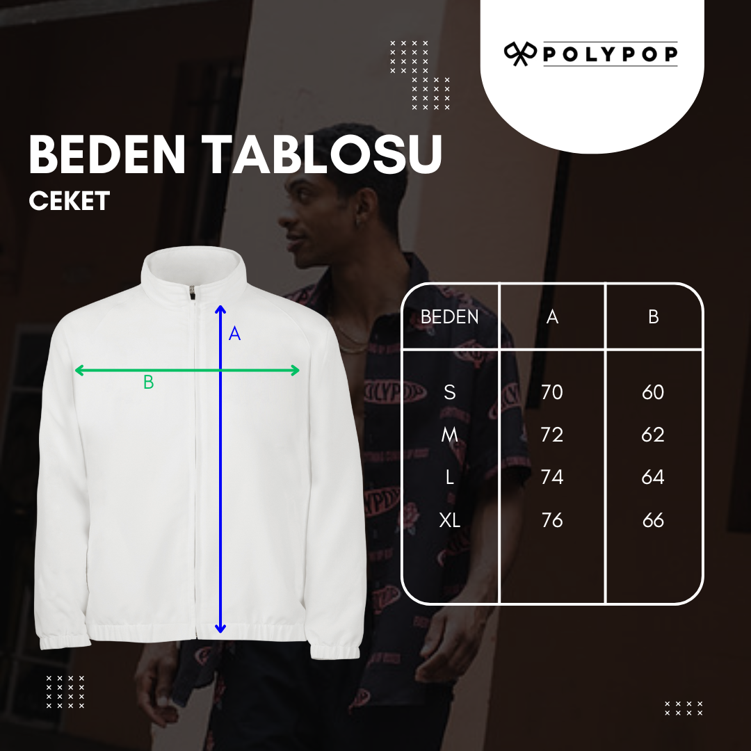 Polypop Jackpot Gri Coach Unisex Ceket