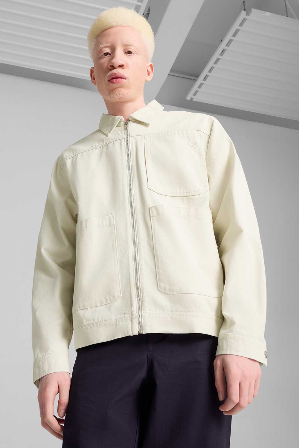 Puma-MMQ Zip Overshirt-Alpine Snow-Ceket-1-milagron.live