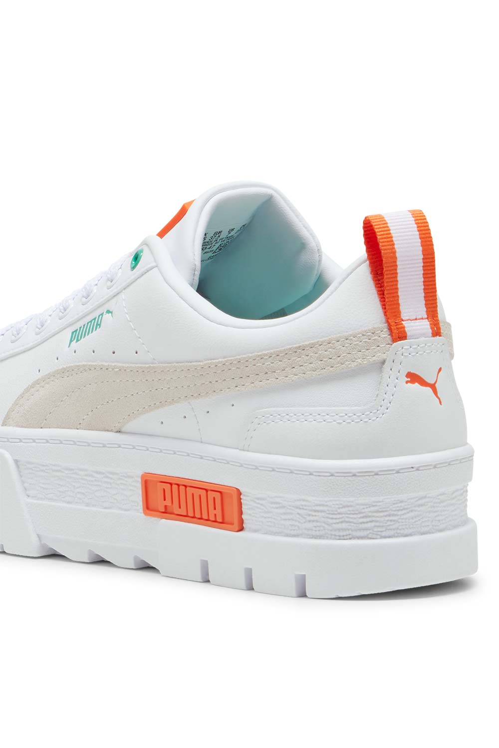 Puma-Mayze Lth Wn s PUMA White Flame Flicker-Sneakers-6-milagron.live