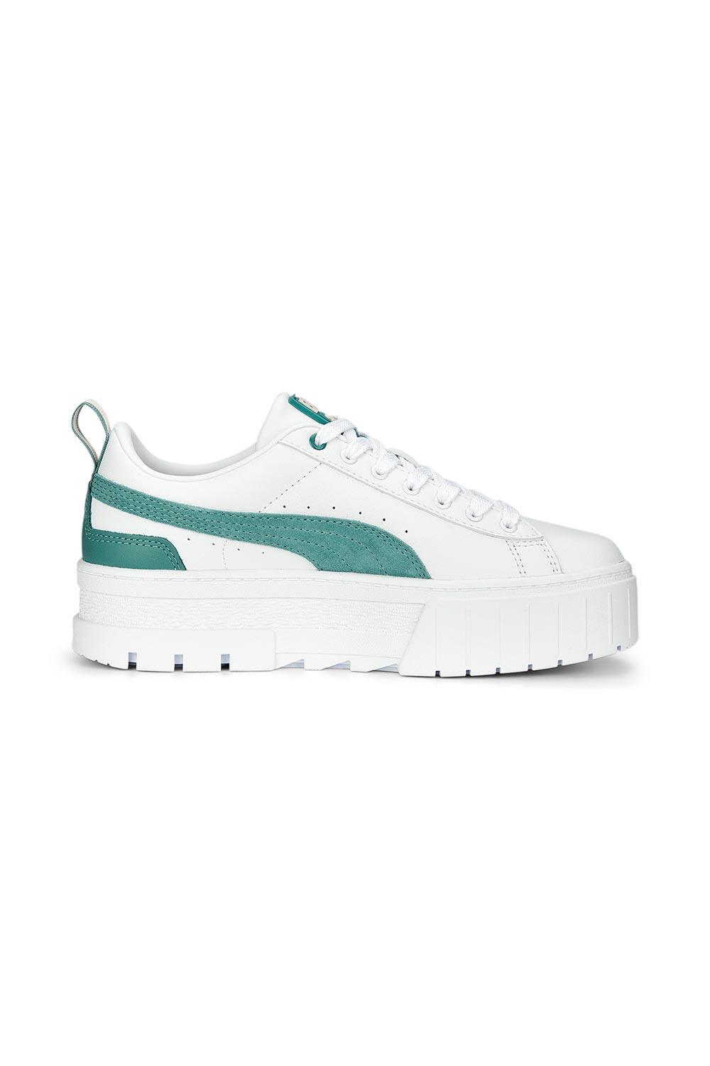 Puma-Mayze Lth Wns PUMA White-Adriatic-Sneakers-1-milagron.live