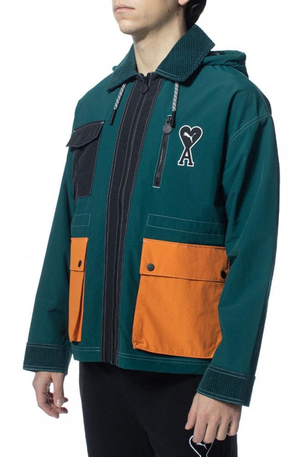Puma-PUMA x AMI Jacket Varsity Green-Mont-4-milagron.live