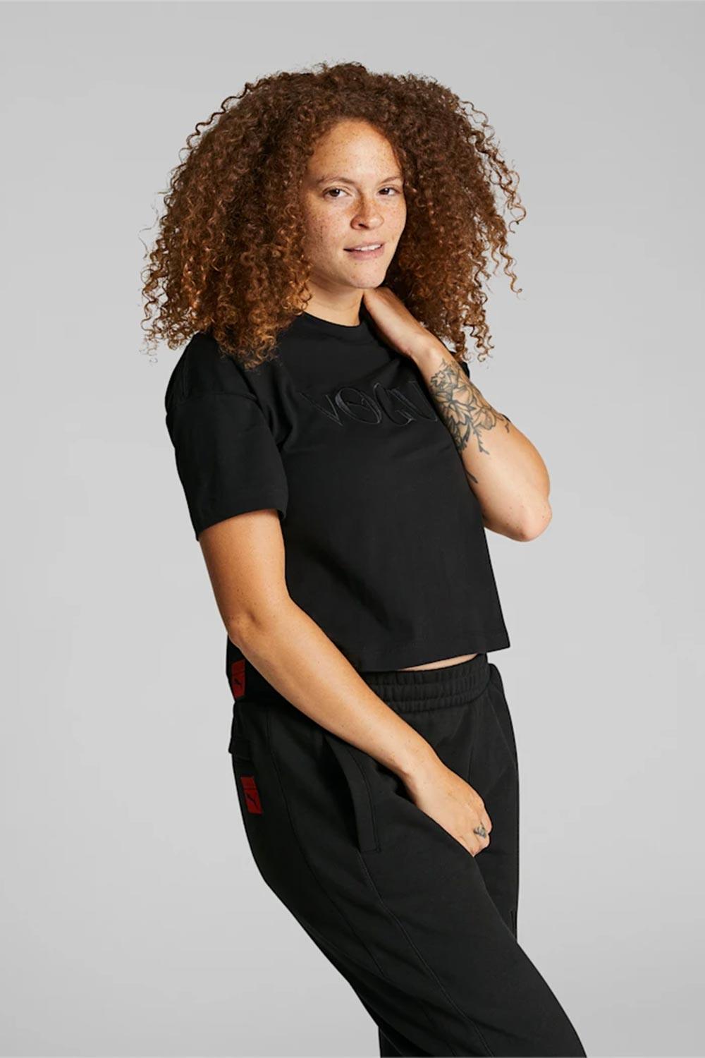 Puma-PUMA x VOGUE Graphic Tee Puma Black-T-Shirts-3-milagron.live