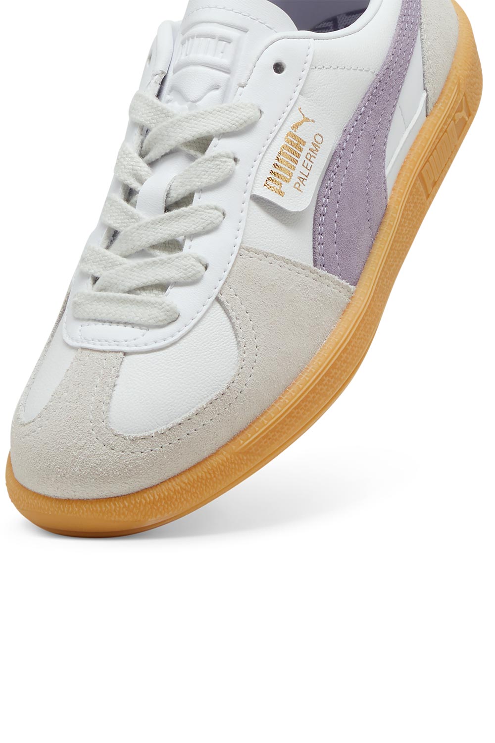 Puma-Palermo Lth PUMA White Pale Plum Gum-Sneakers-7-milagron.live
