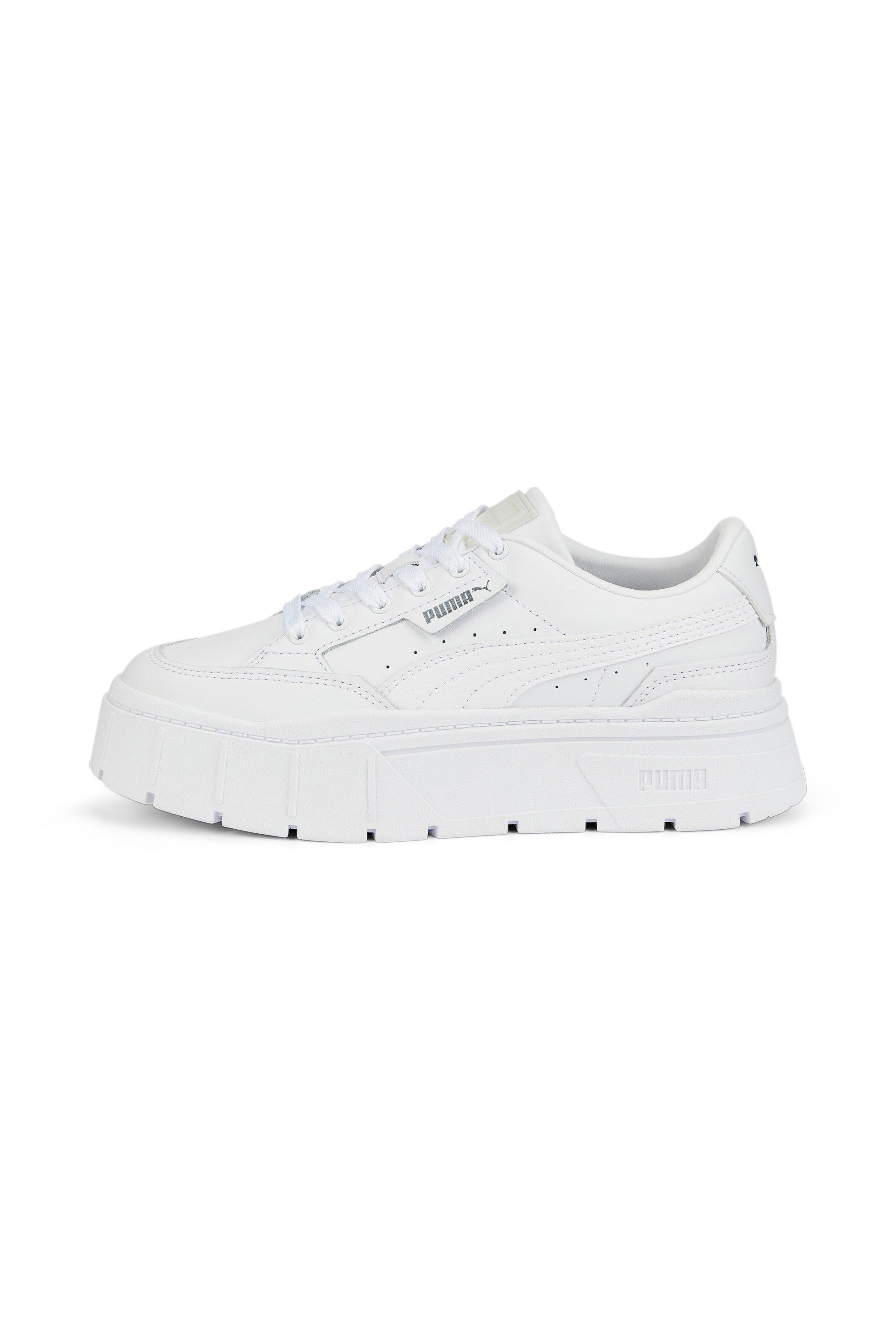 Puma-Puma Mayze Stack Lthr Wns Puma White-Sneakers-9-milagron.live