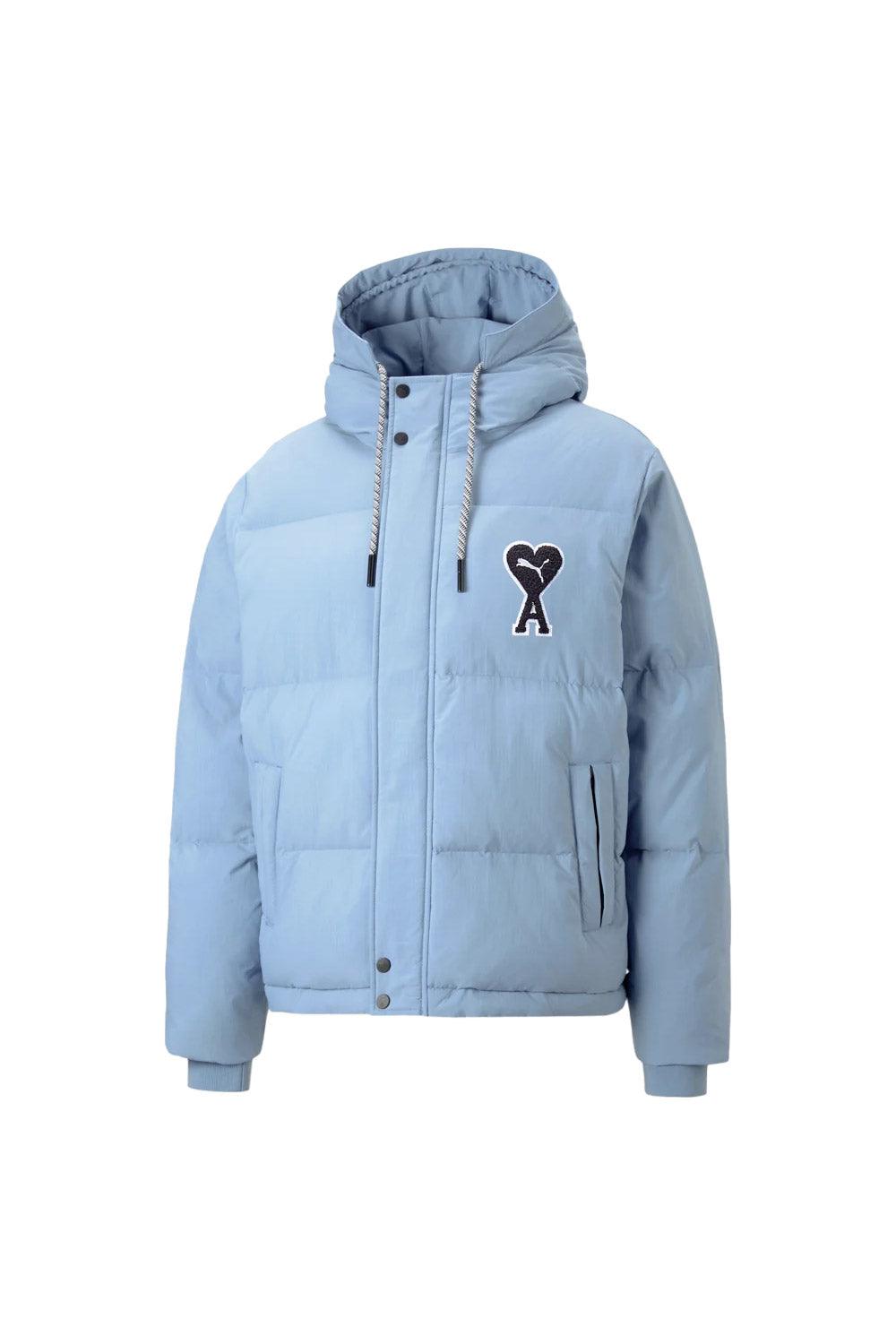 Puma-Puma x Ami Puffer Jacket Faded Denim-Mont-1-milagron.live