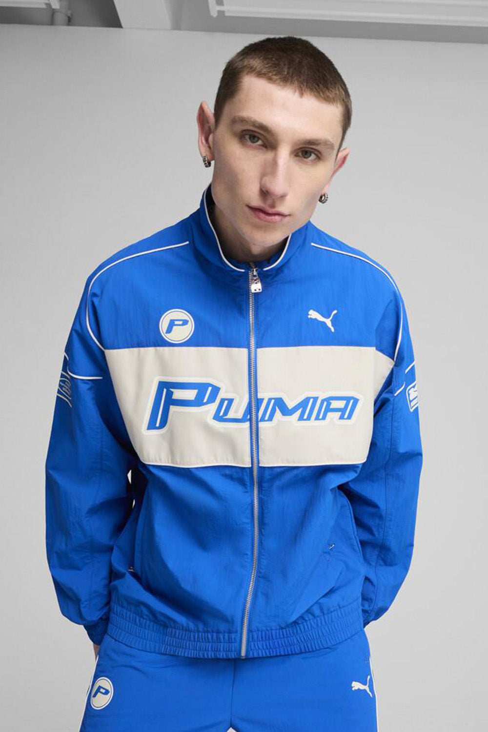 Puma-SDS Relaxed Graphic Track Jacket WV PUMA-Sweatshirts & Hoodies-4-milagron.live