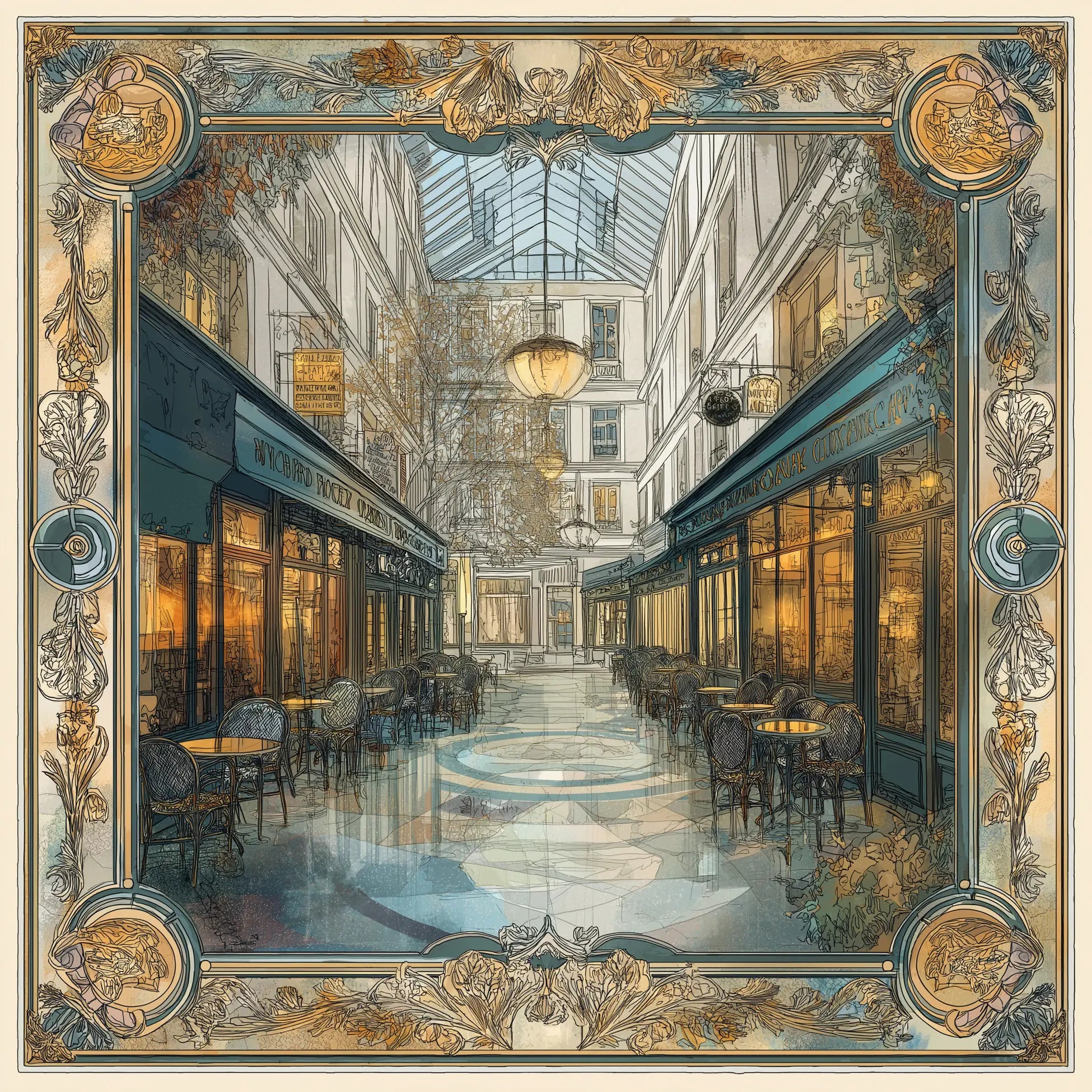 Pure Paris-Passage Des Panoramas İpek Fular-Şal & Fular-1-milagron.live