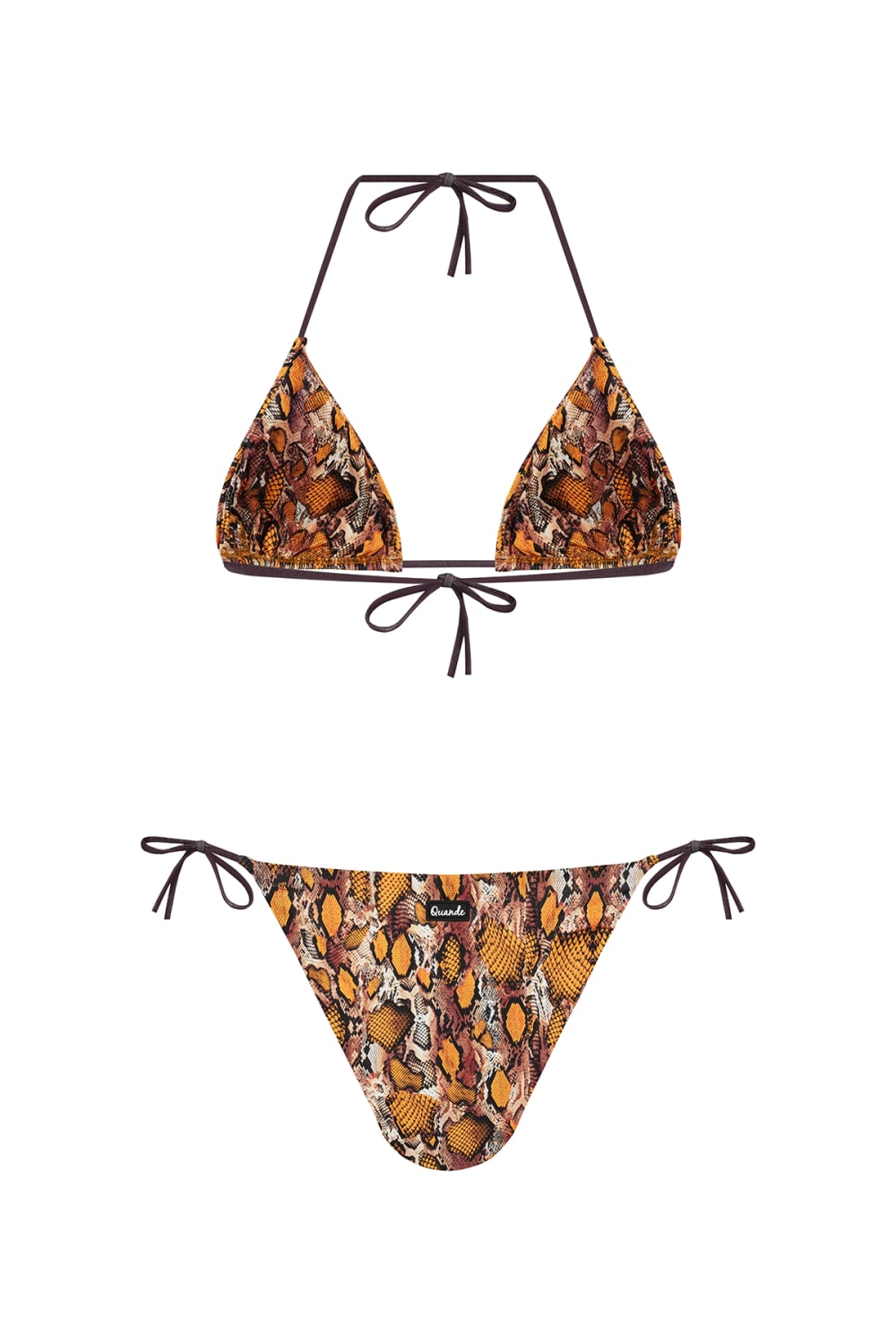 Quande-Aquatri Üçgen Bikini / Alt / Qn-141-Bikini & Mayo-4-milagron.live