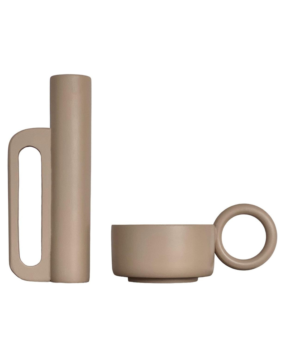 Raika Studio-Marfa Beige Set-Mumluk & Şamdan-1-milagron.live