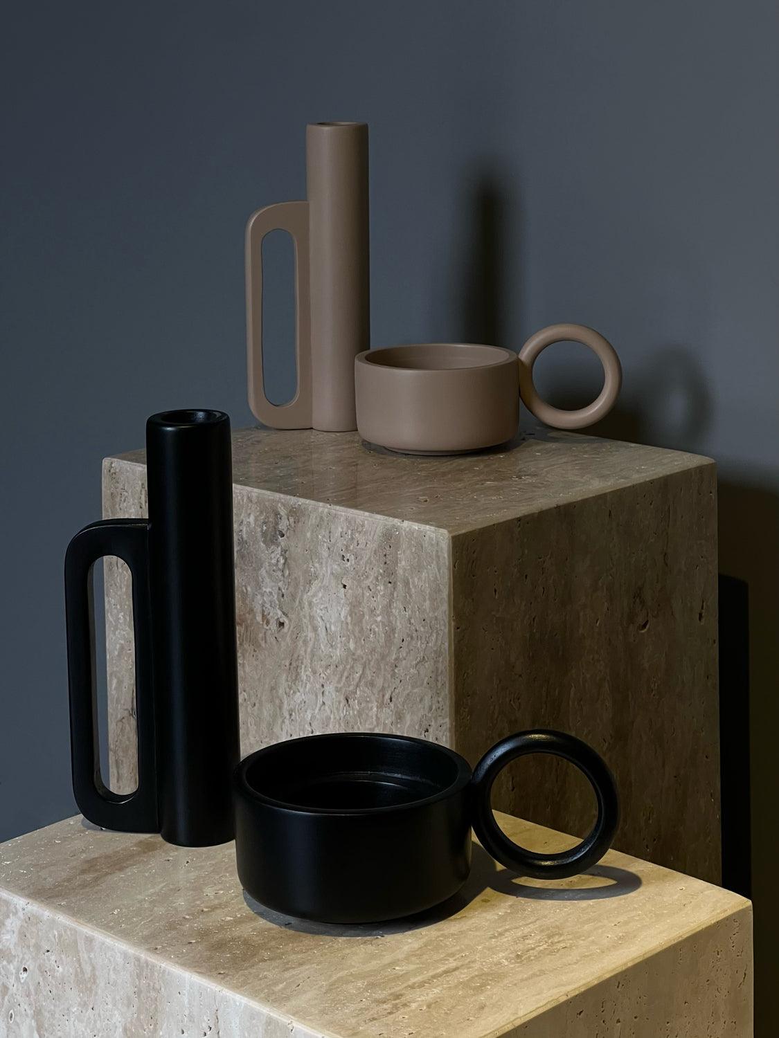Raika Studio-Marfa Beige Set-Mumluk & Şamdan-5-milagron.live