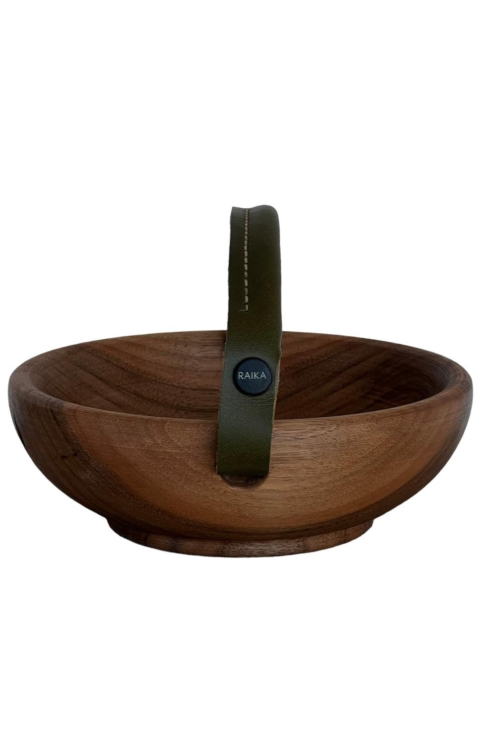 Raika Studio-Pia Walnut-green Bowl-Tabak & Kase-2-milagron.live