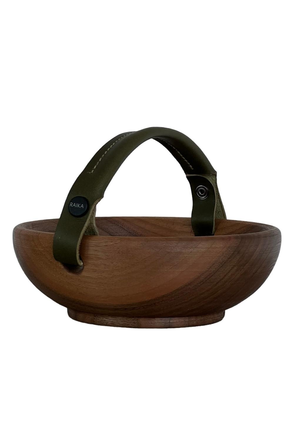 Raika Studio-Pia Walnut-green Bowl-Tabak & Kase-2-milagron.live