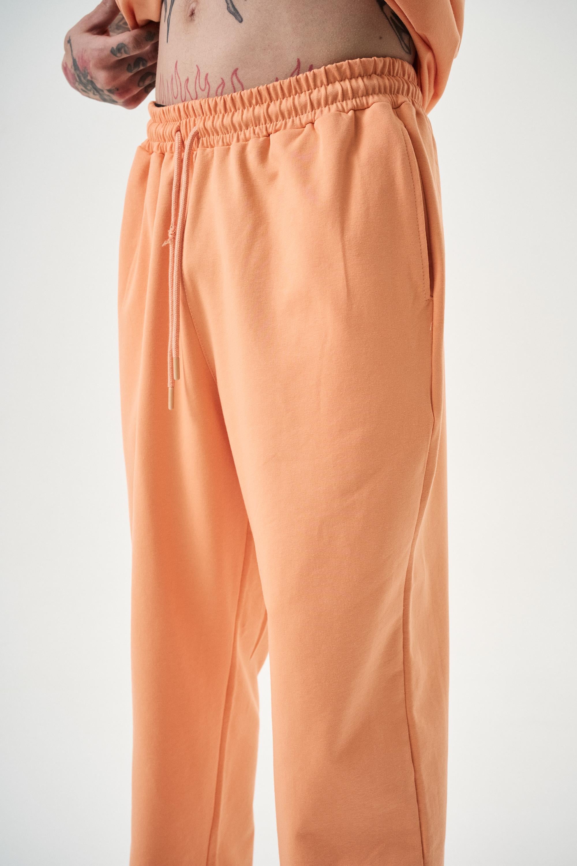 Erkek Basic Baggy Eşofman Altı Şeftali