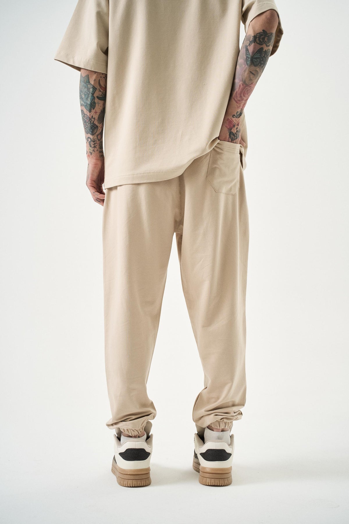Erkek Basic Jogger Eşofman Altı Bej