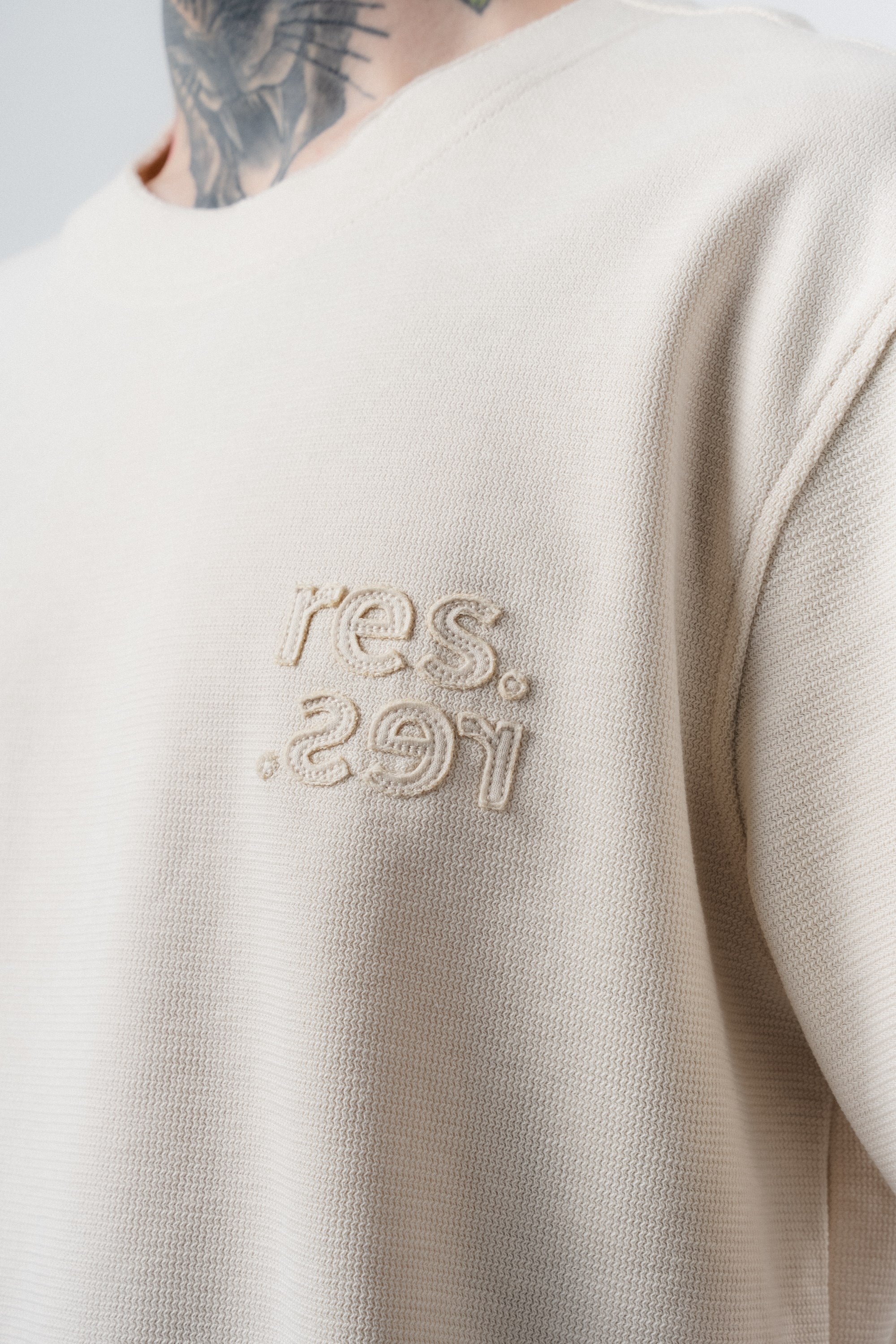 Erkek Pis Dikişli Regular Fit T-Shirt Şort Takım Bej