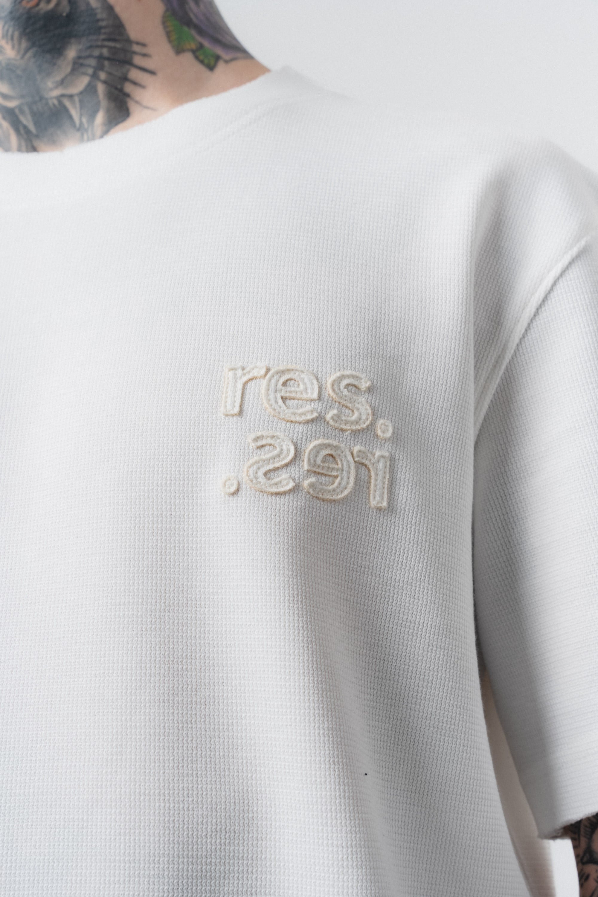 Erkek Pis Dikişli Regular Fit T-Shirt Şort Takım Ekru