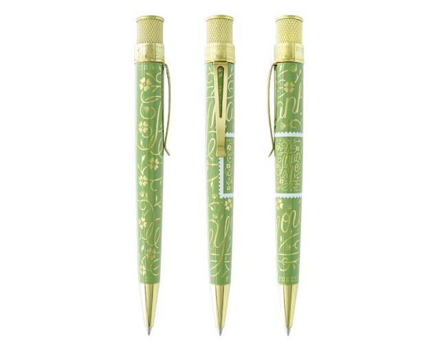 Retro 51-Retro 51 Usps Thank You Stamp Roller Kalem Green Prr 2256-Roller Kalem-3-milagron.live