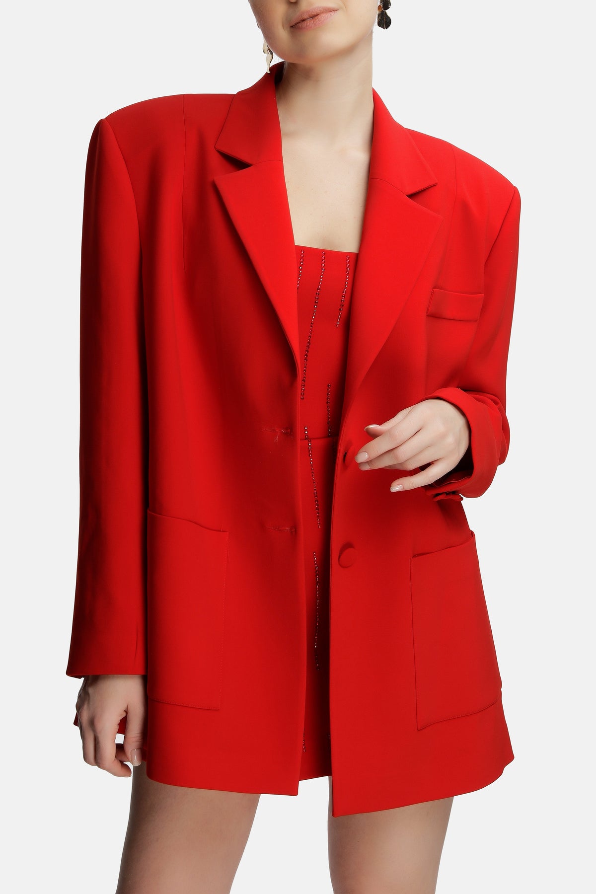 Roccie-Lindsey Oversized Blazer-Ceket-3-milagron.live