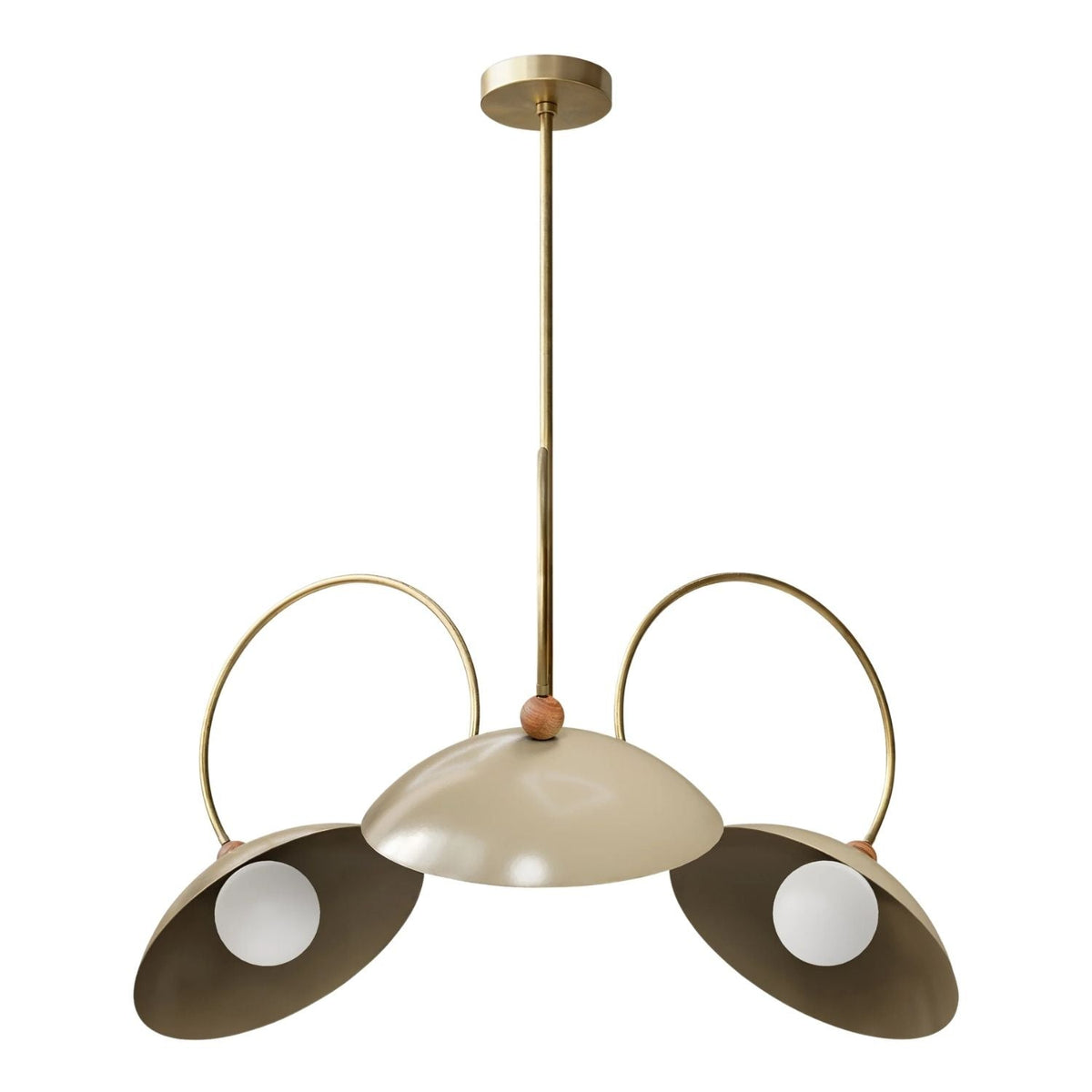 Luravia 3'Lü Modern Retro Tasarım Metal Avize Lur-V3-10-01