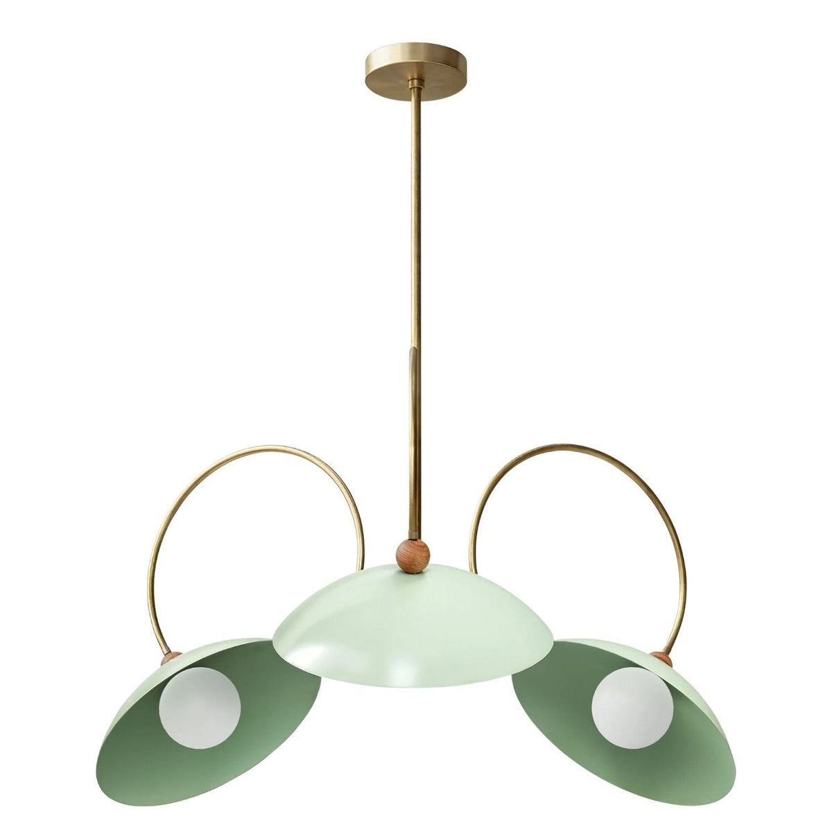Luravia 3'Lü Modern Retro Tasarım Metal Avize Lur-V3-10-01