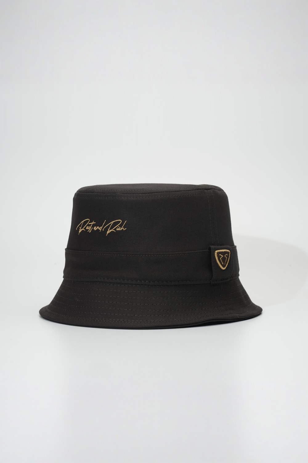 RustandRich-Bucket Şapka Timeless Collection Basic Kahverengi Unisex-Şapka-2-milagron.live