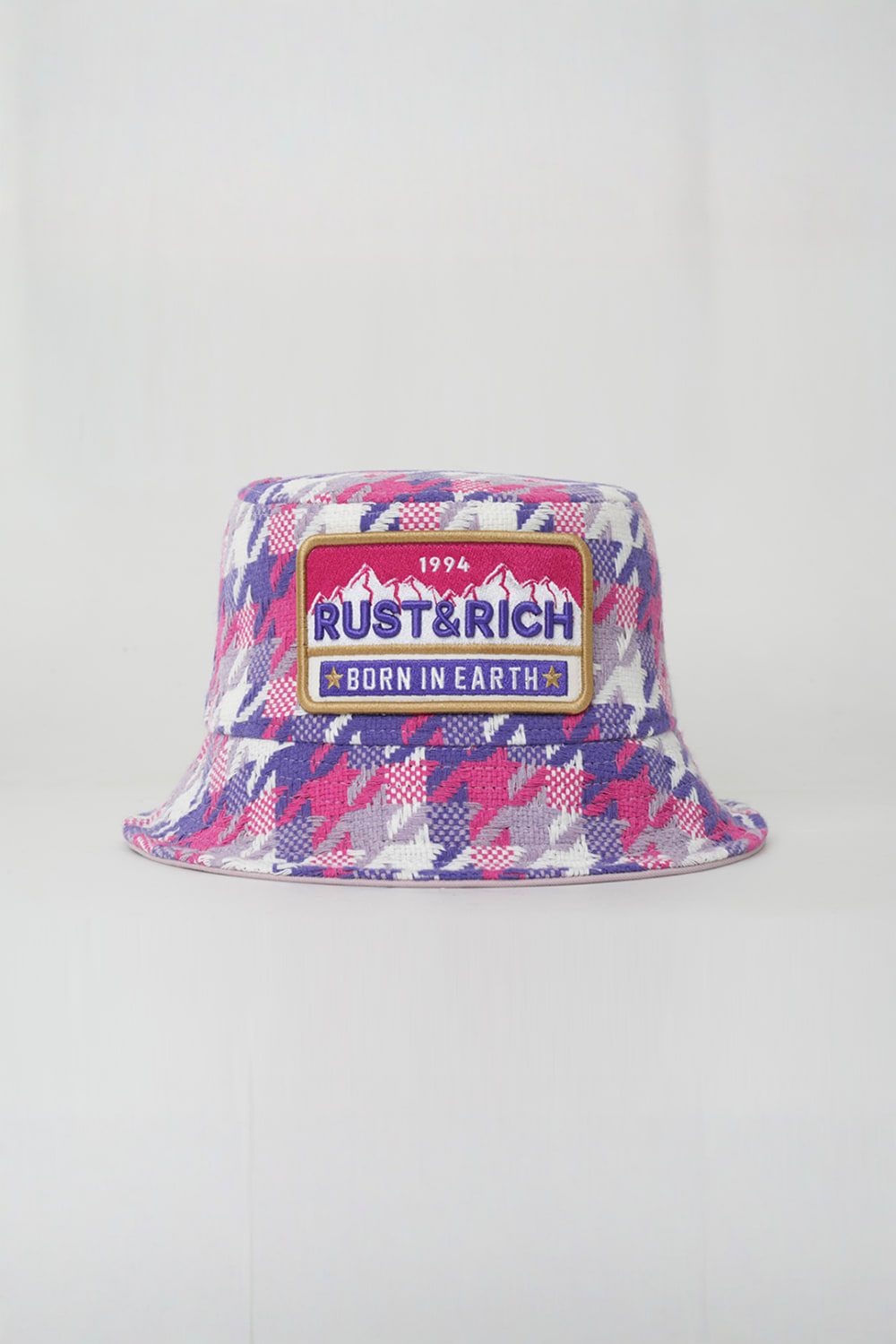 RustandRich-Bucket Şapka Urban Collection Born In Earth Pembe Unisex-Şapka-1-milagron.live