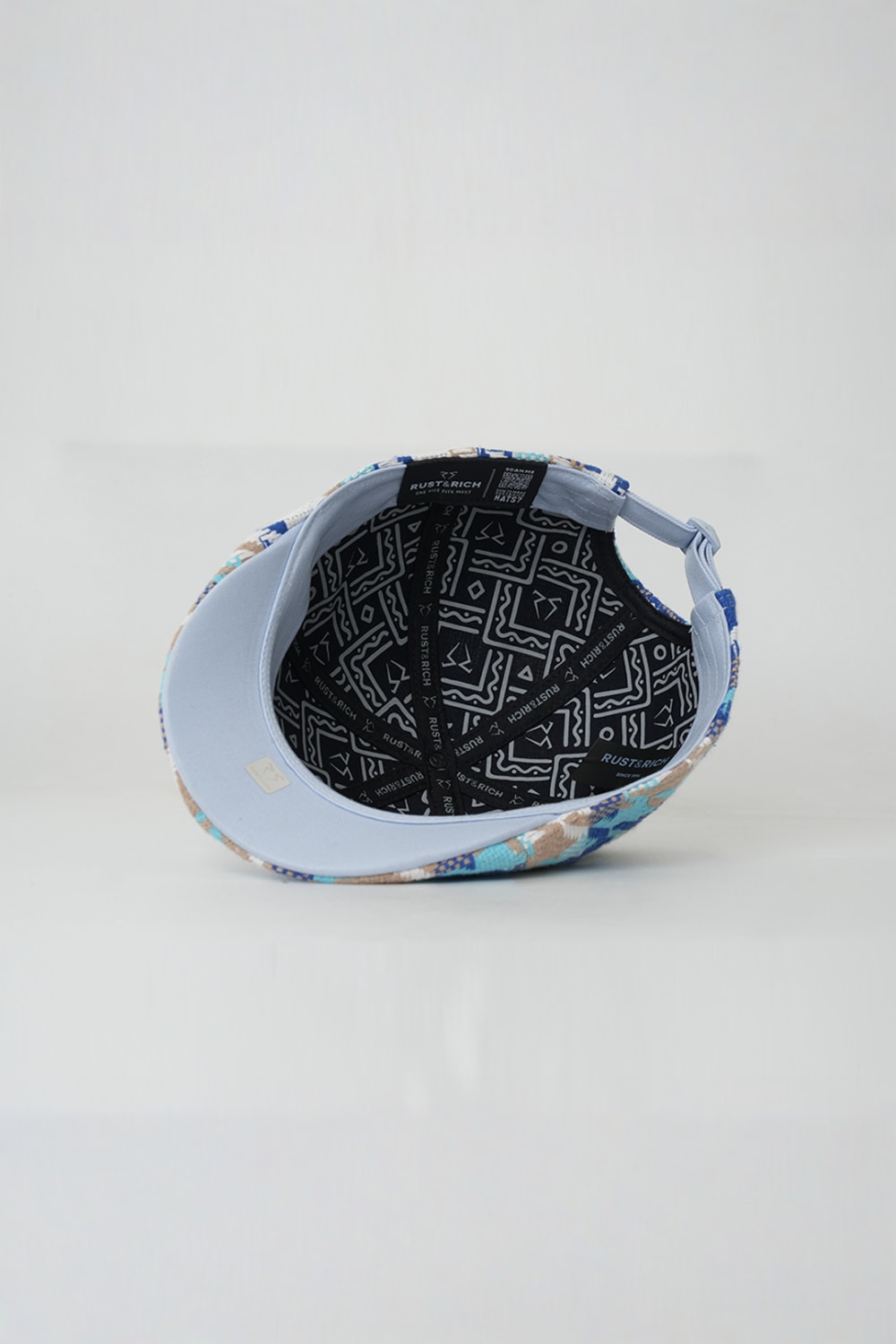 RustandRich-Casket Şapka Urban Collection Born In Earth Mavi Unisex-Şapka-5-milagron.live