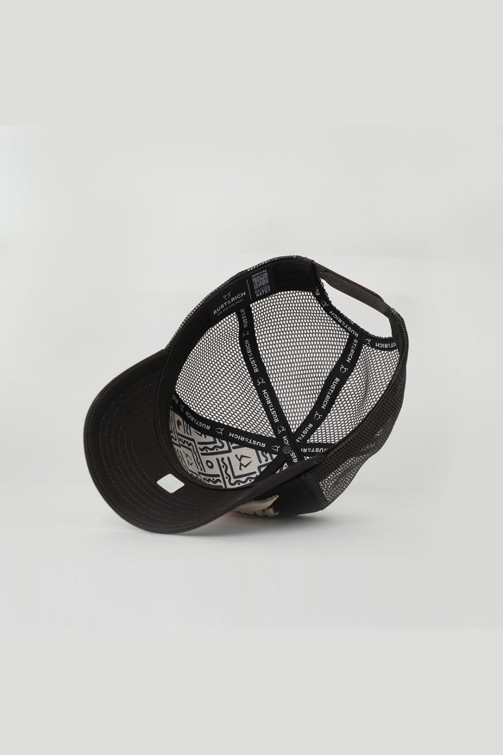 RustandRich-Trucker Şapka Hard Collection Hard Jazz Kahverengi Unisex-Şapka-5-milagron.live