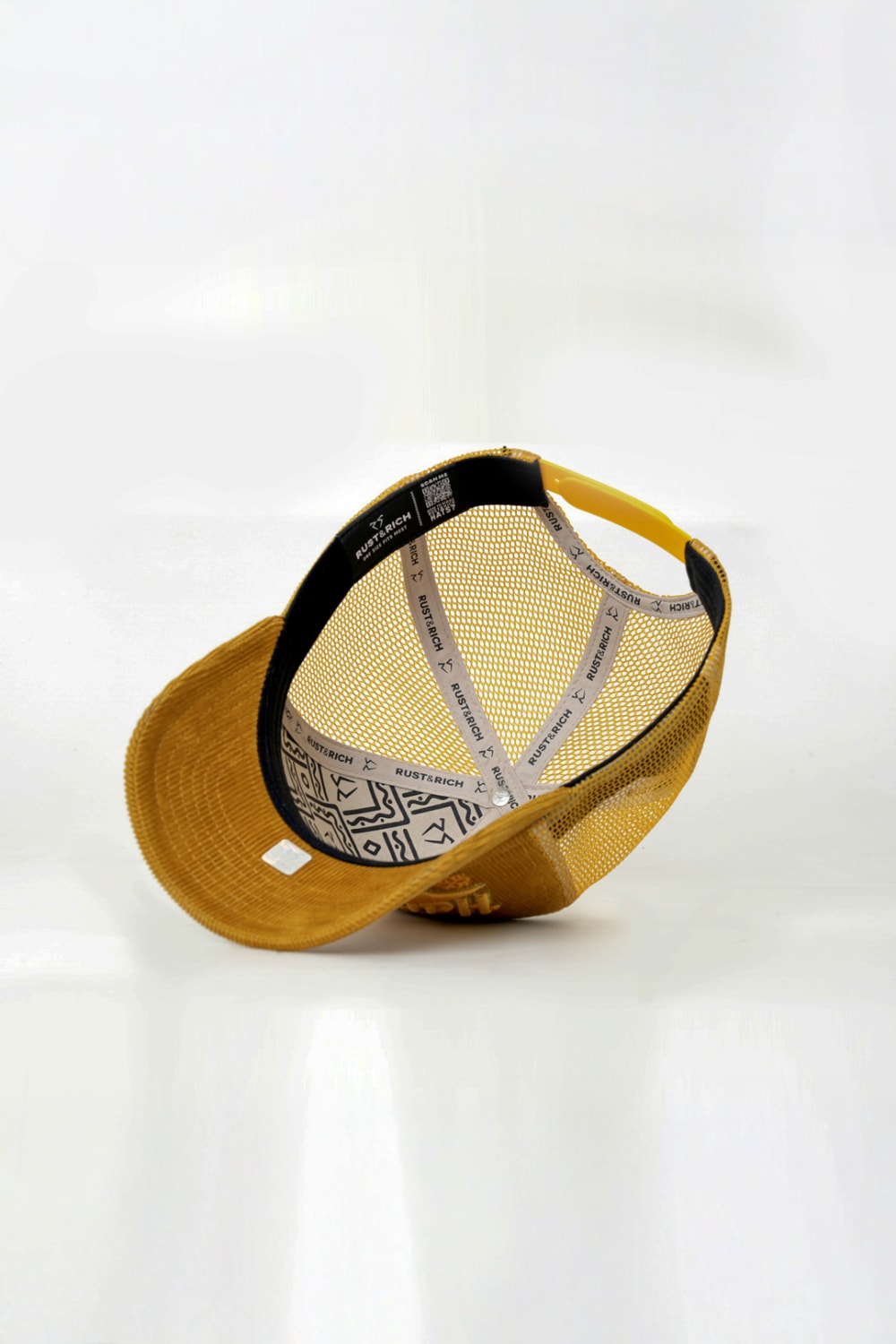 RustandRich-Trucker Şapka Hard Collection Hard Rich Sarı Unisex-Şapka-5-milagron.live